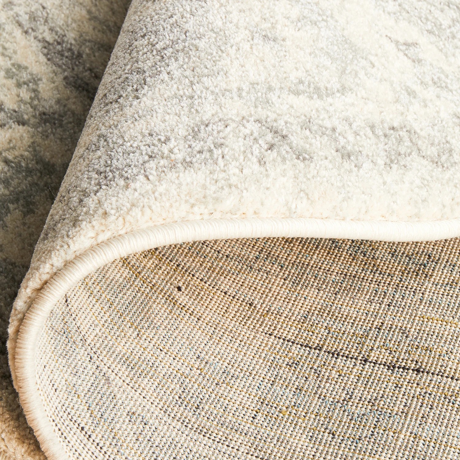 9 Common Ground Rugs Encore 261 200x200cm - Medium Round Power Loomed Pet Friendly Rug - Natural, 9 of 9