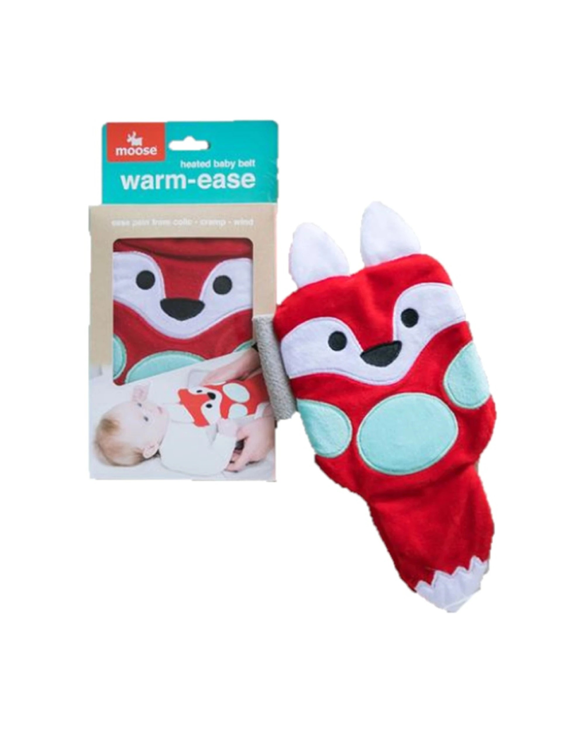 1 Moose Baby Warm-Ease Colic Heated Baby Belt Microwave Safe Fox - Multi, 1 of 5