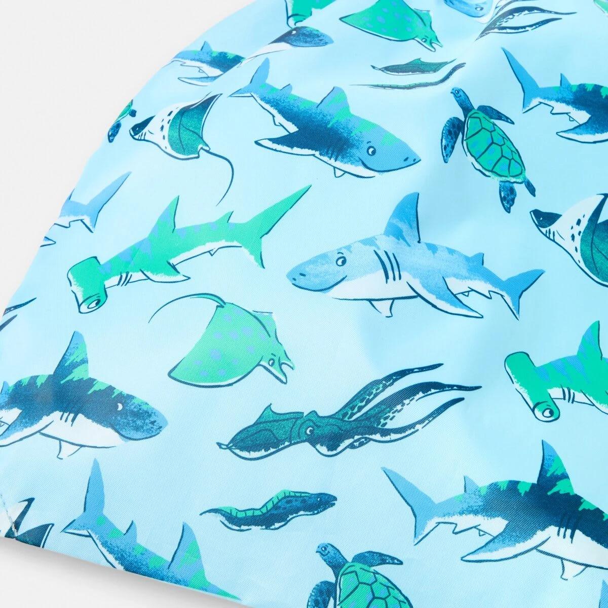 4 Drawstring Bag BLUE SEA ANIMALS, 4 of 4