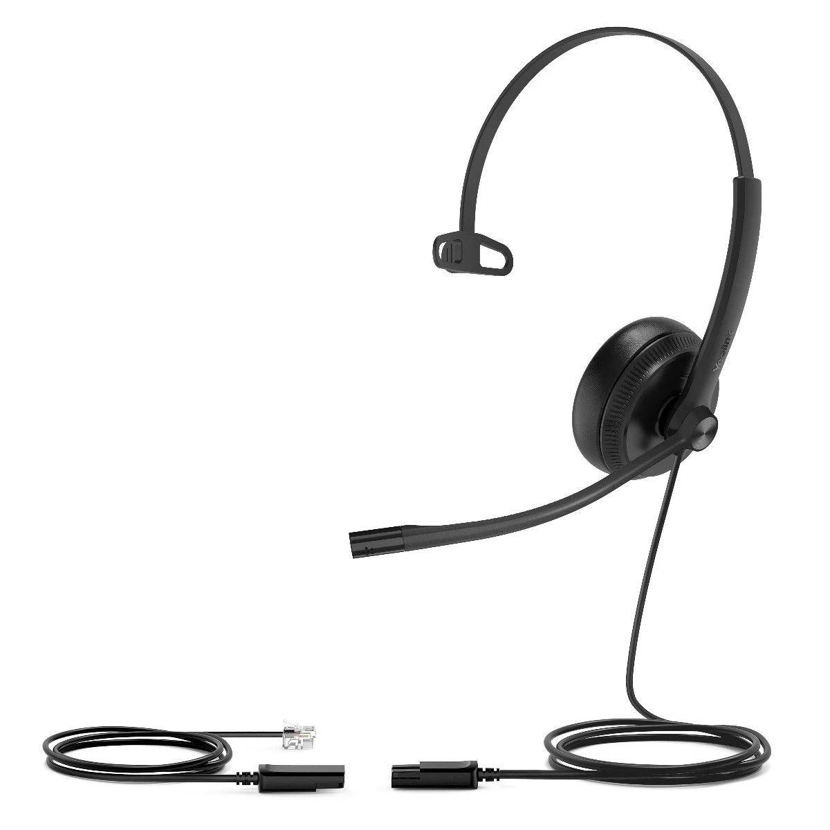 1 Yealink YHS34 Mono Wideband Noise-Canceling Headset - Black, 1 of 1