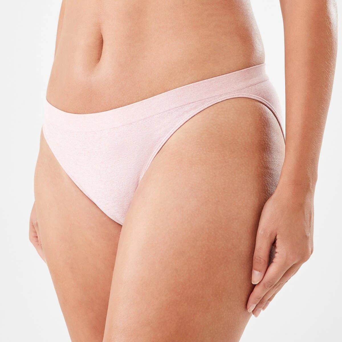 1 Ultra Smooth Seamfree Bikini Briefs SIERRA PINK MARLE, 1 of 4