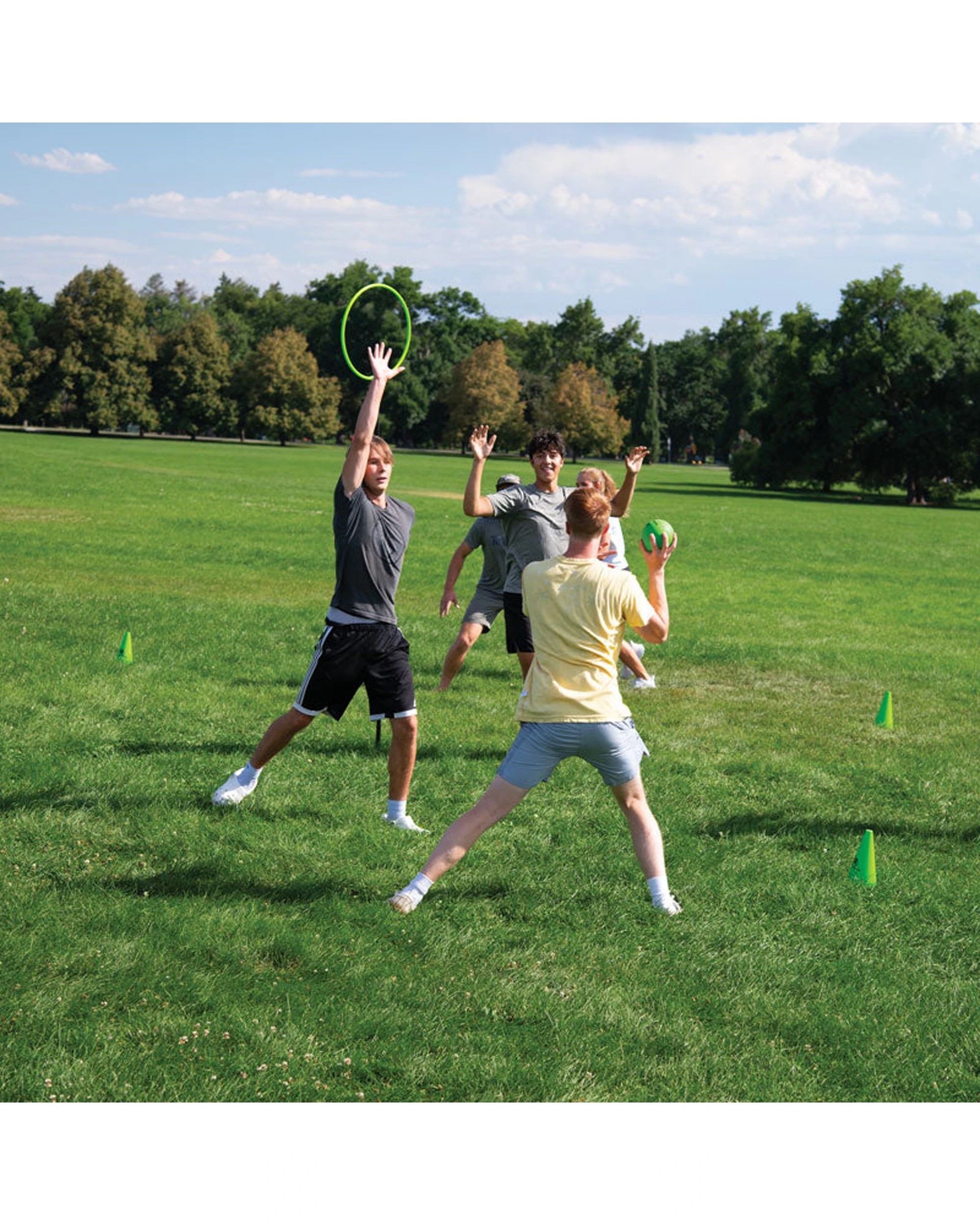4 Do U Play Kids Bamzball Game Outdoor Team Sport 2-5 Players - Green, 4 of 4