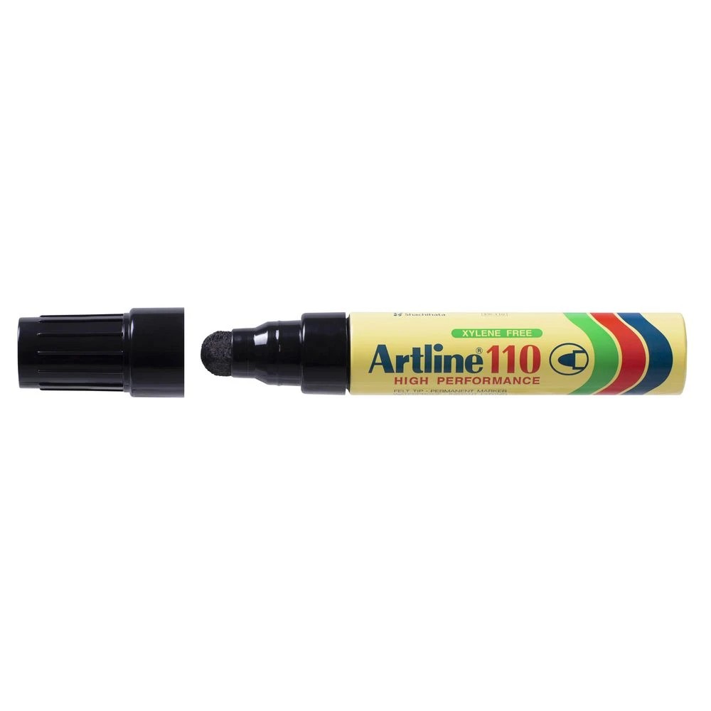 2 Artline 110 Permanent Marker Black, 2 of 5