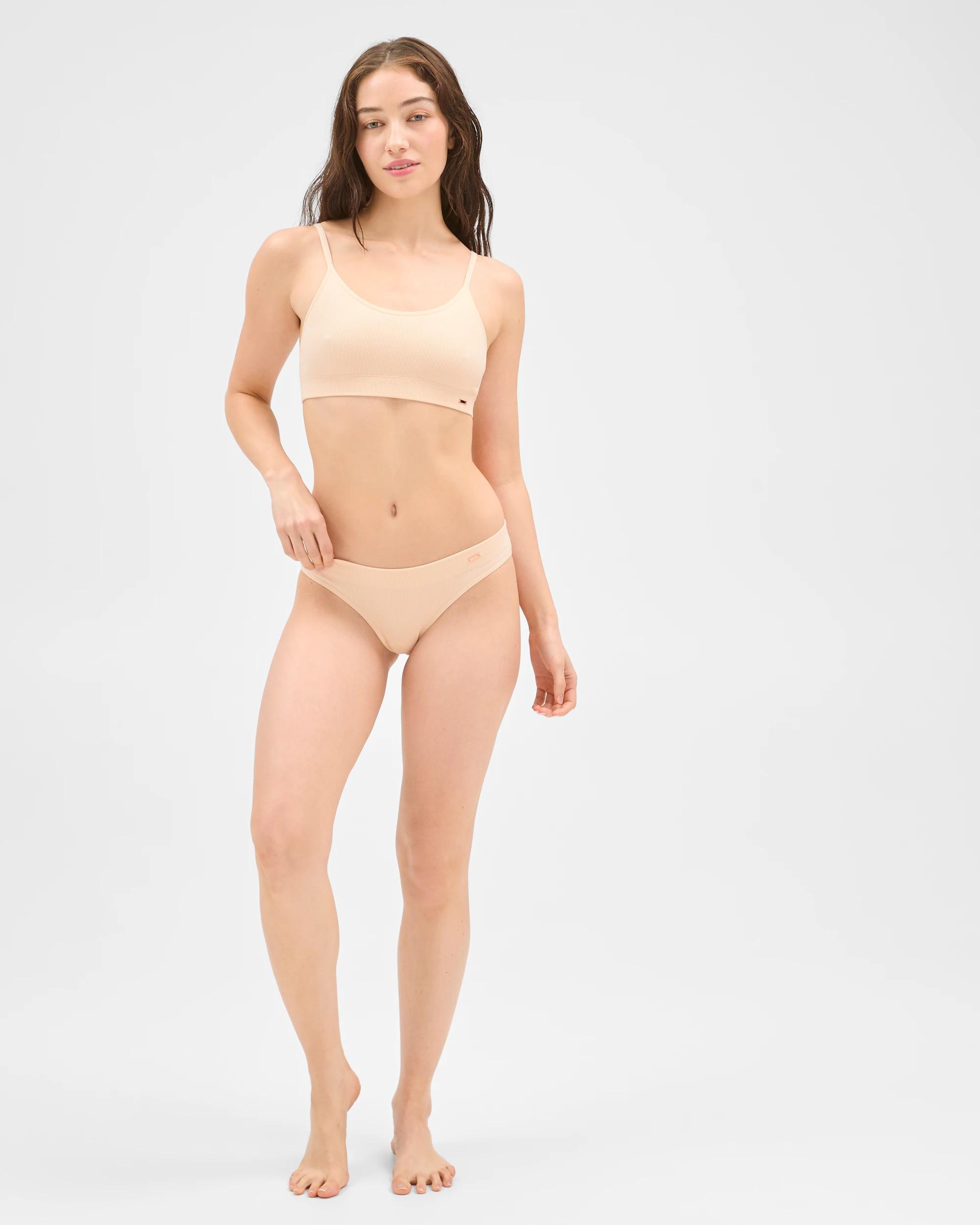 2 Lily Loves 2 Pack Rib Seamfree Brazilian Briefs SHELL, 2 of 6