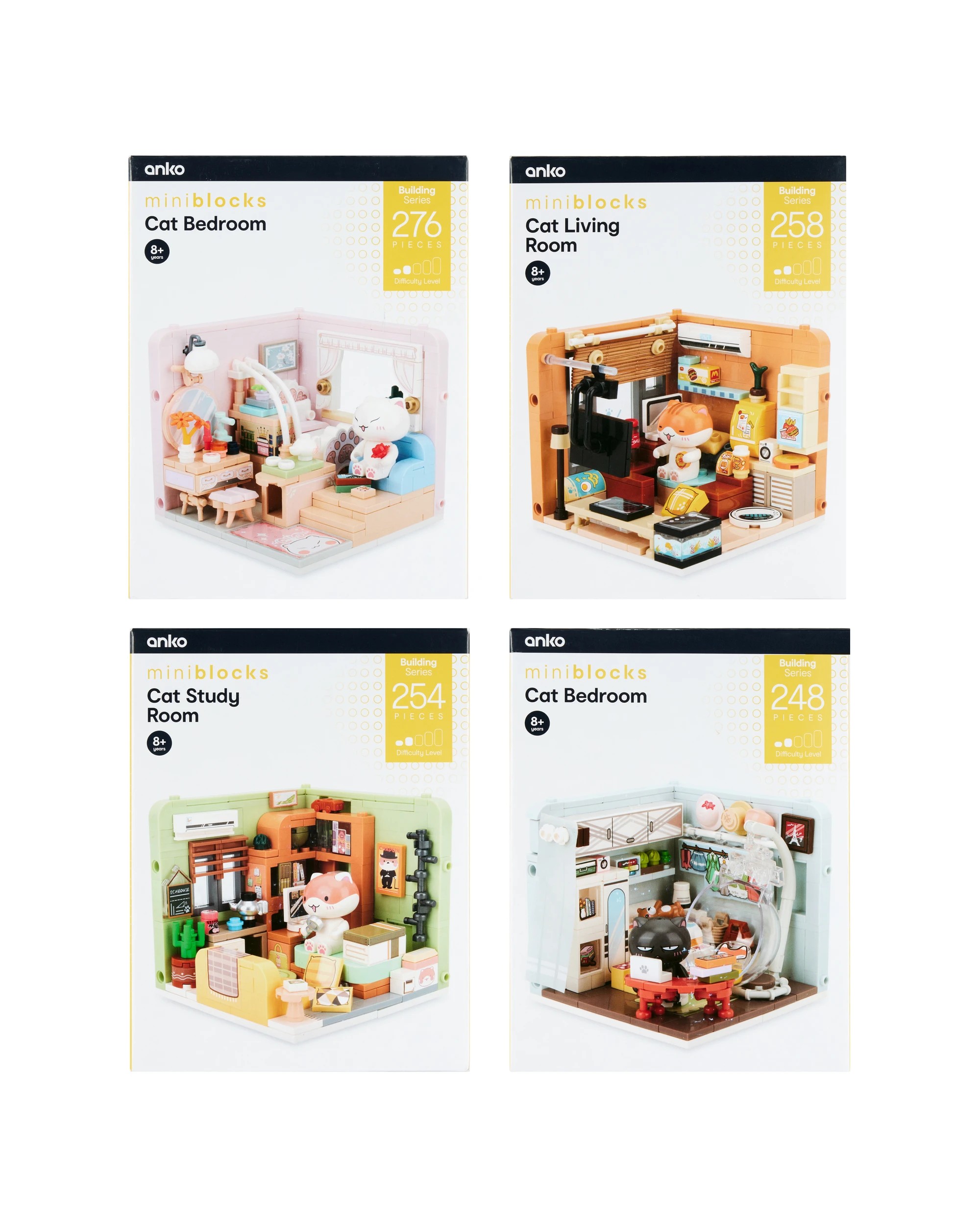 1 Mini Blocks Building Series: Cat Playset - Assorted, 1 of 10