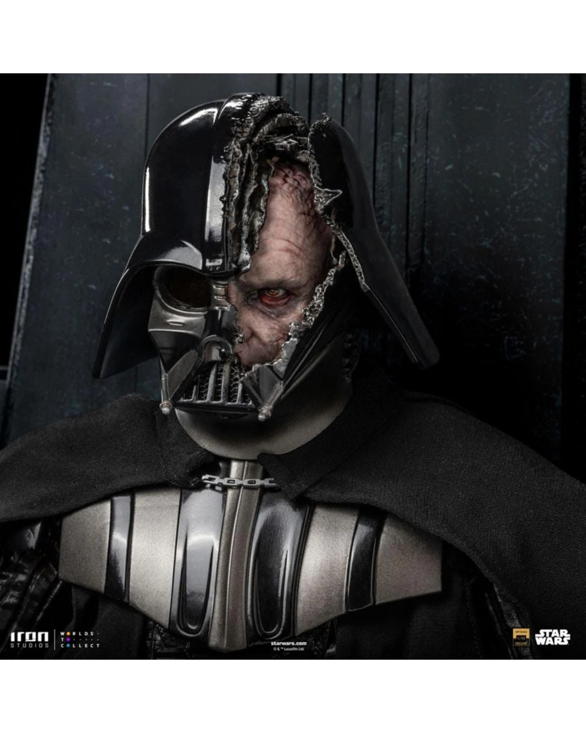 7 Star Wars Darth Vader Darth Vader on Throne 1:10 Scale Statue, 7 of 10