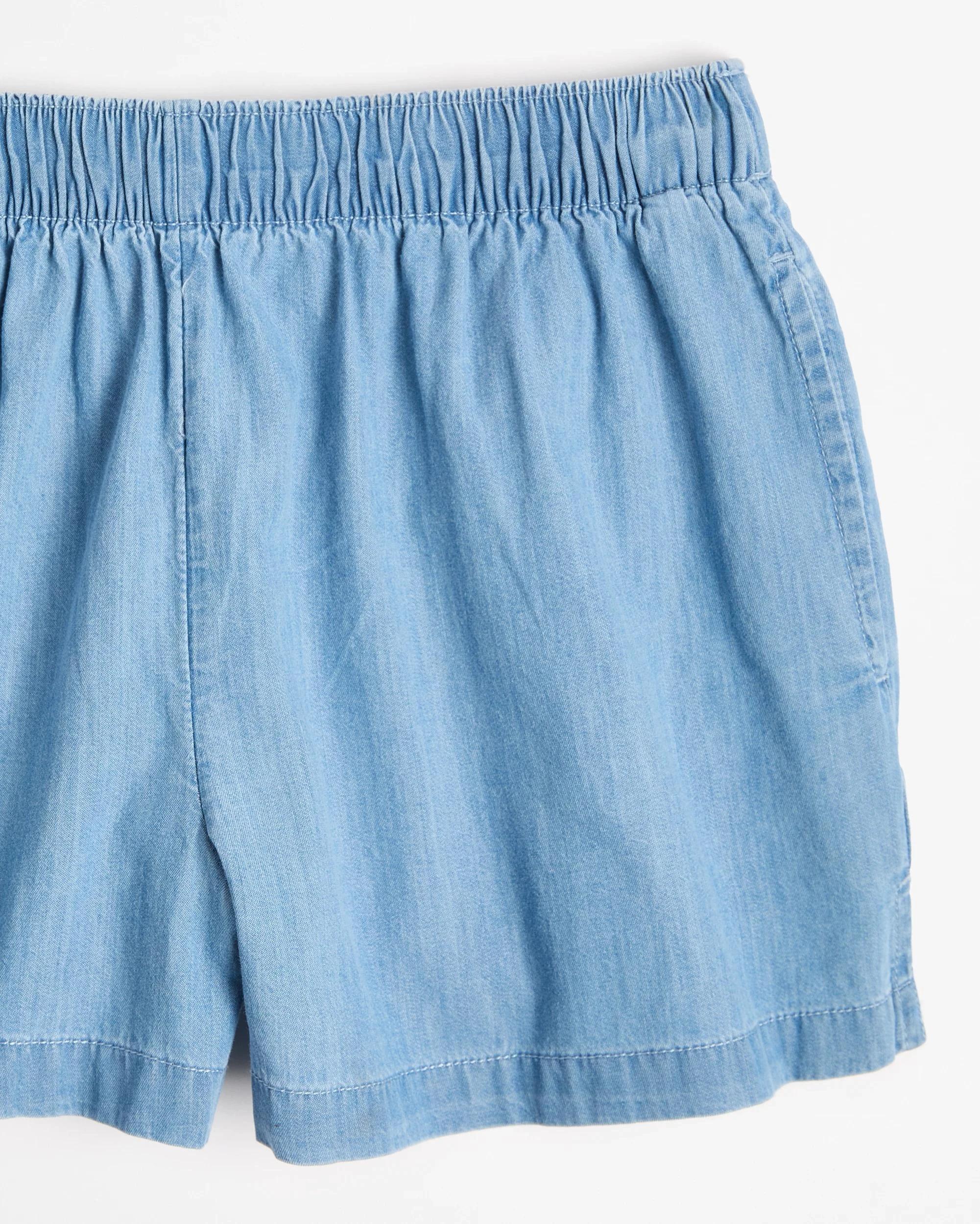 5 Target Australian Cotton Chambray Short LIGHT BLUE, 5 of 6