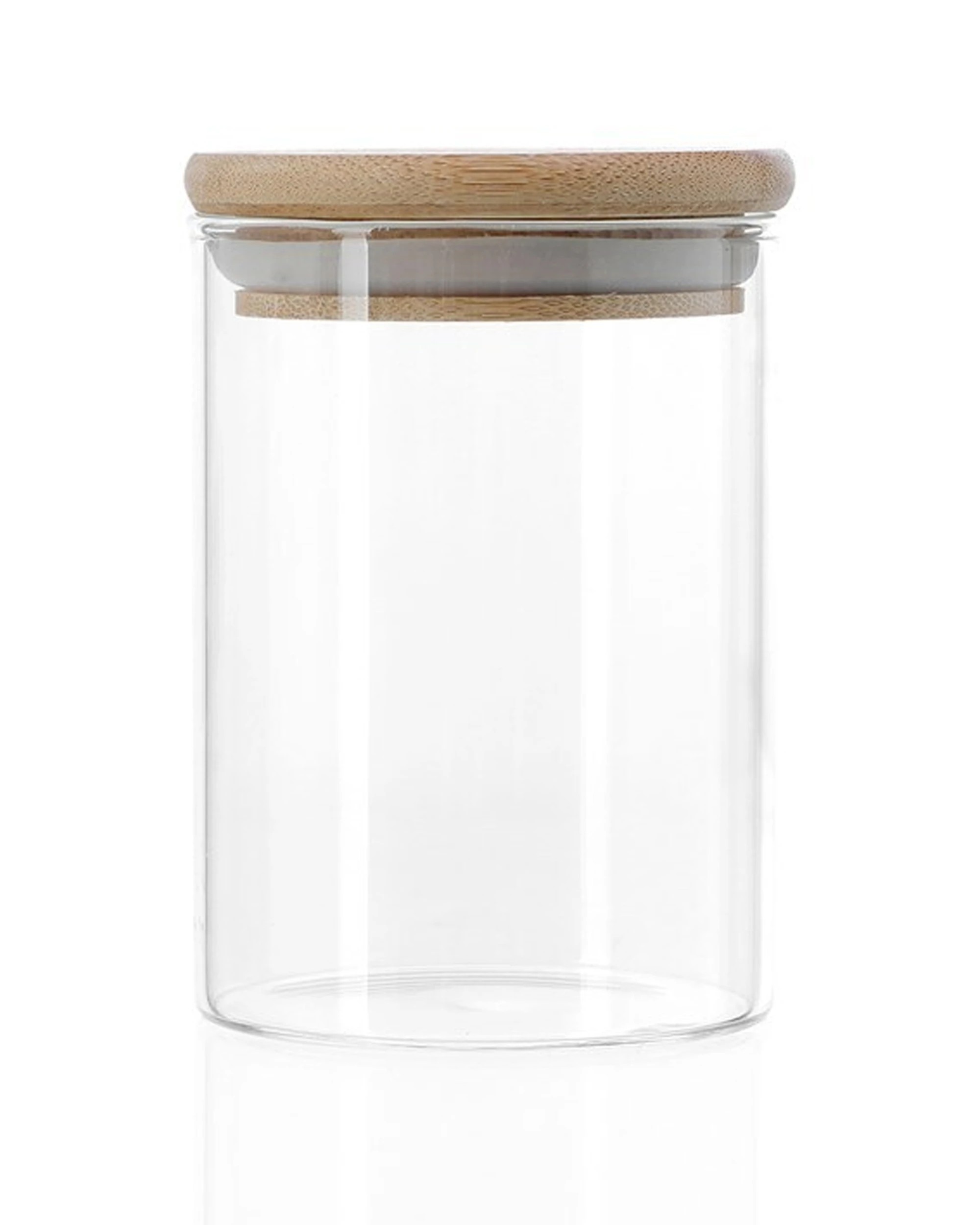3 Lemon & Lime 4pk Camden Glass Jar With Bamboo Lid 250ml Borosilicate - Clear, 3 of 5