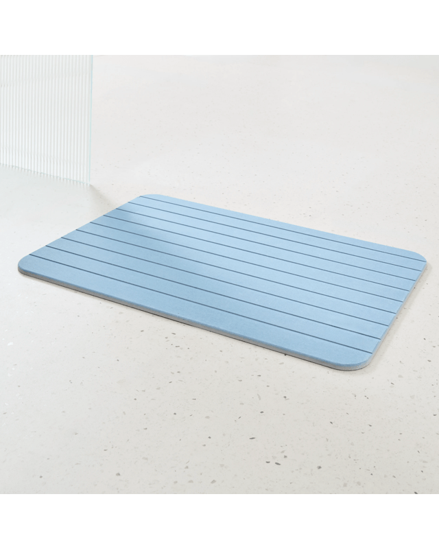 Stone Dry Bathmat and Tray Set - 
