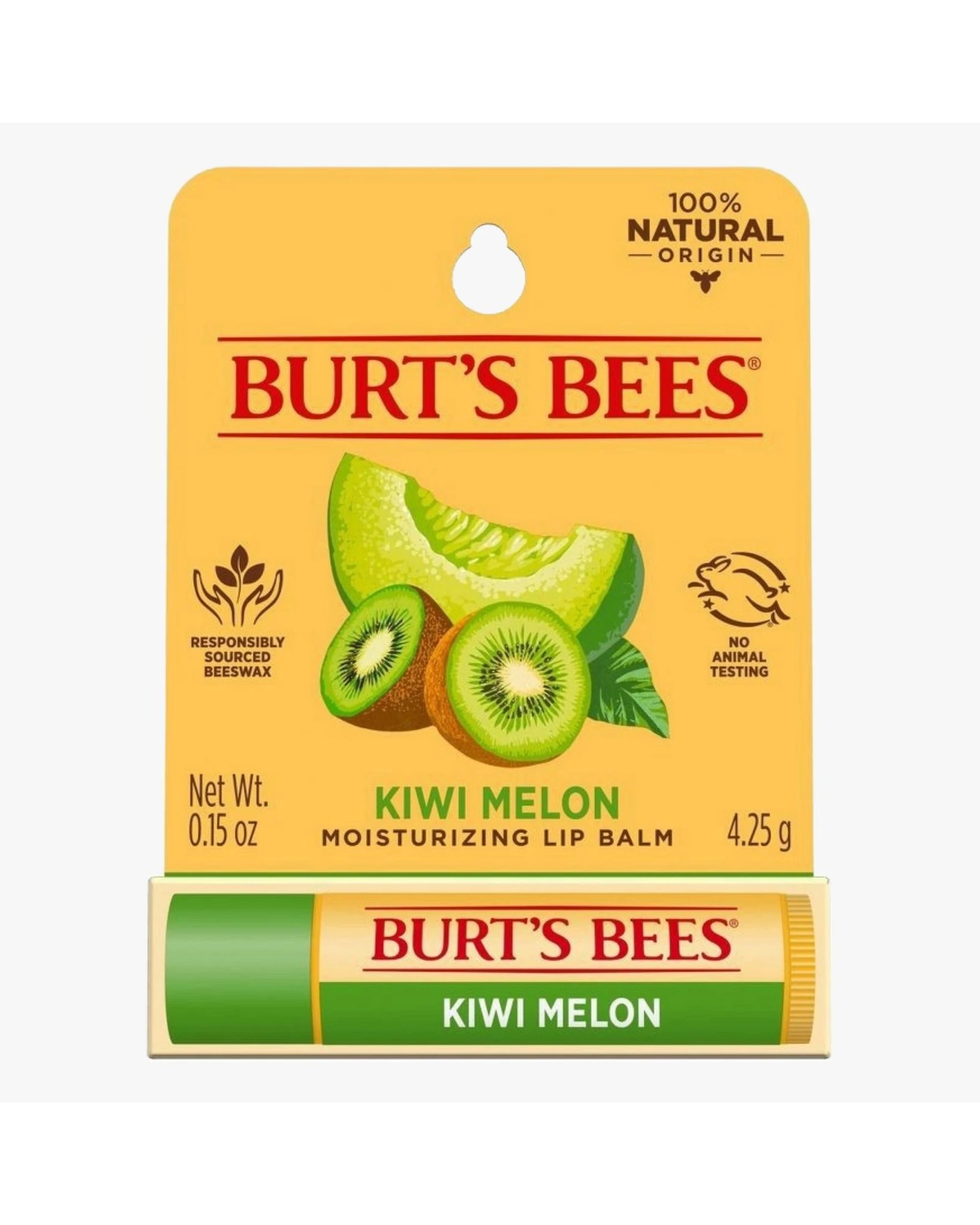 3 6 x Burt's Bees Kiwi Melon Lip Balm 4.25g, 3 of 7