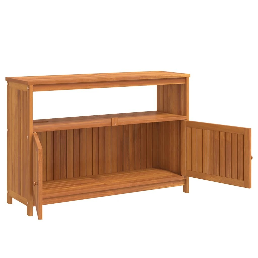 4 vidaXL Garden Console Table Ample Storage - Brown, 4 of 9