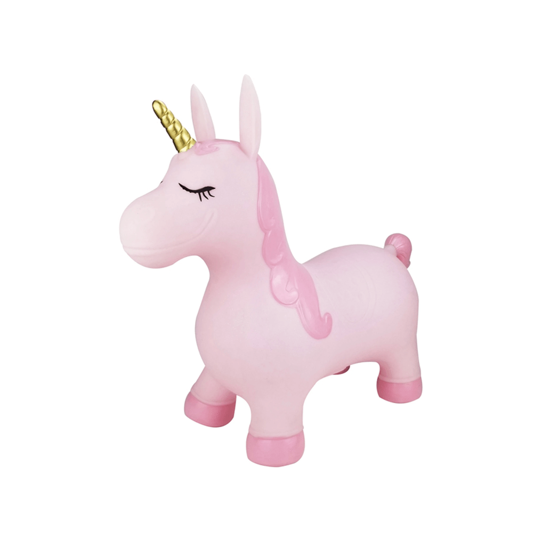 1 Kaper Kidz Bouncy Rider Pink Pearl The Unicorn Ride On Bouncer Toy Kids 12 Months Plus - Pink, 1 of 9