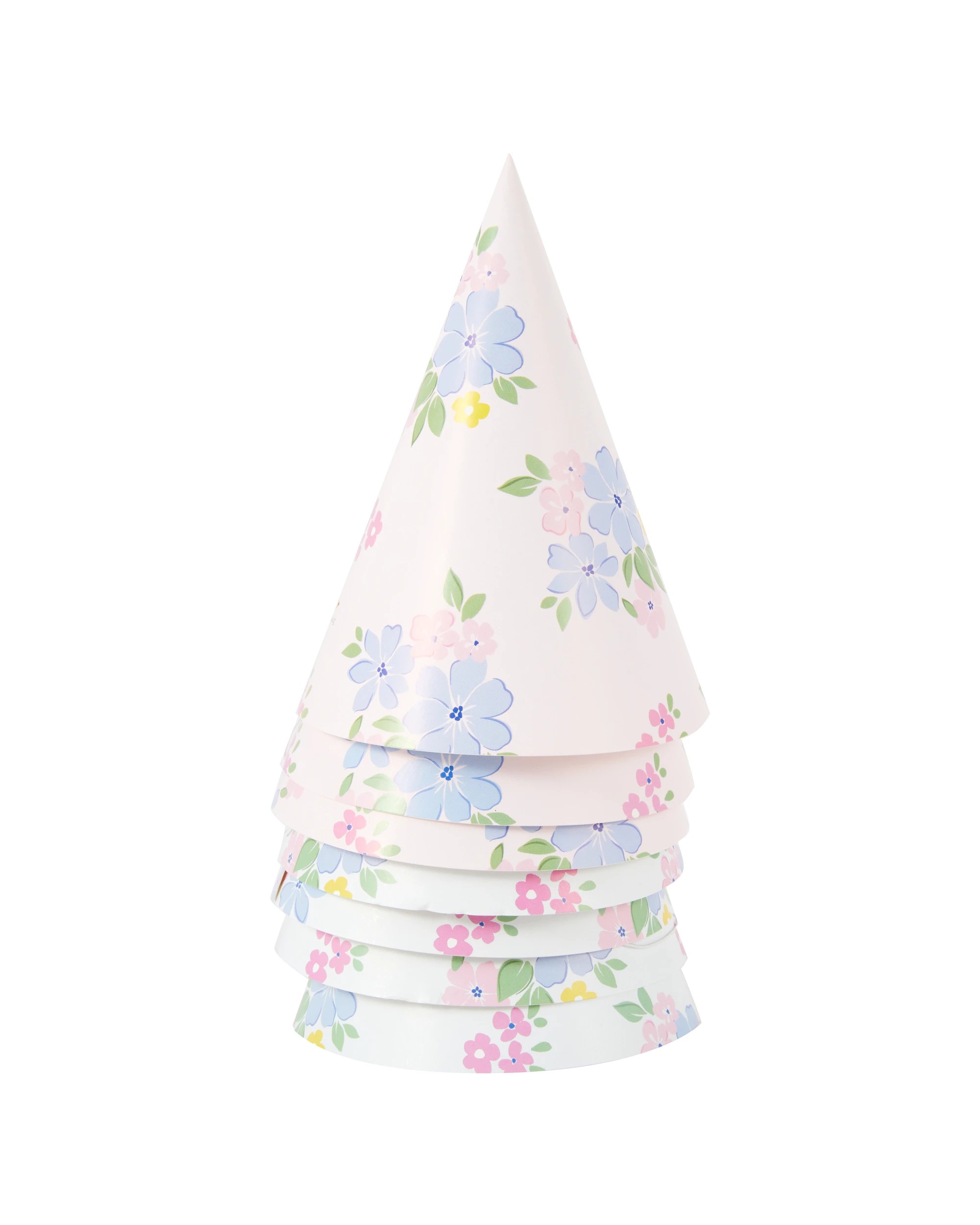 2 8 Piece Floral Party Hats, 2 of 3