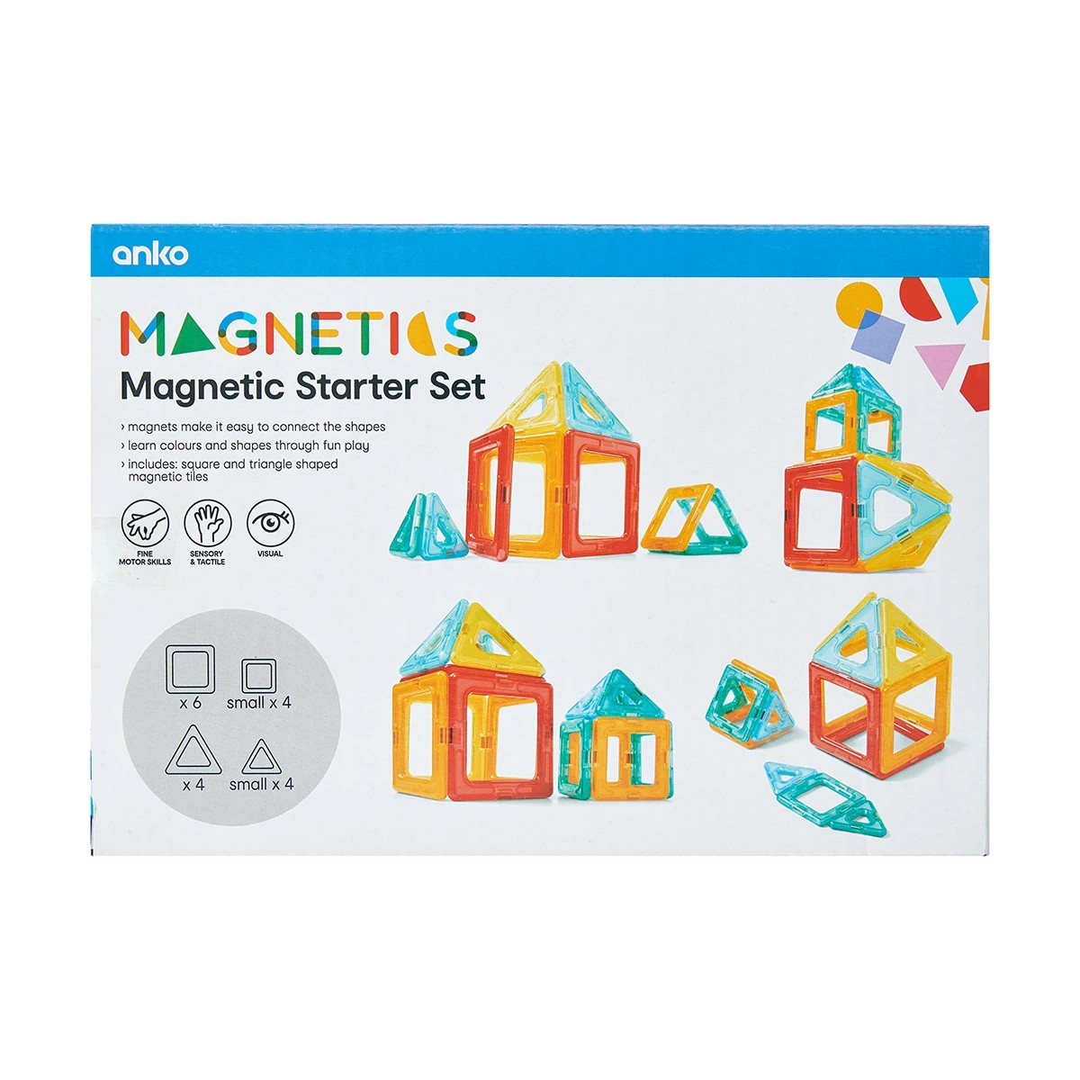 10 18 Piece Magnetic Tiles Set, 10 of 10