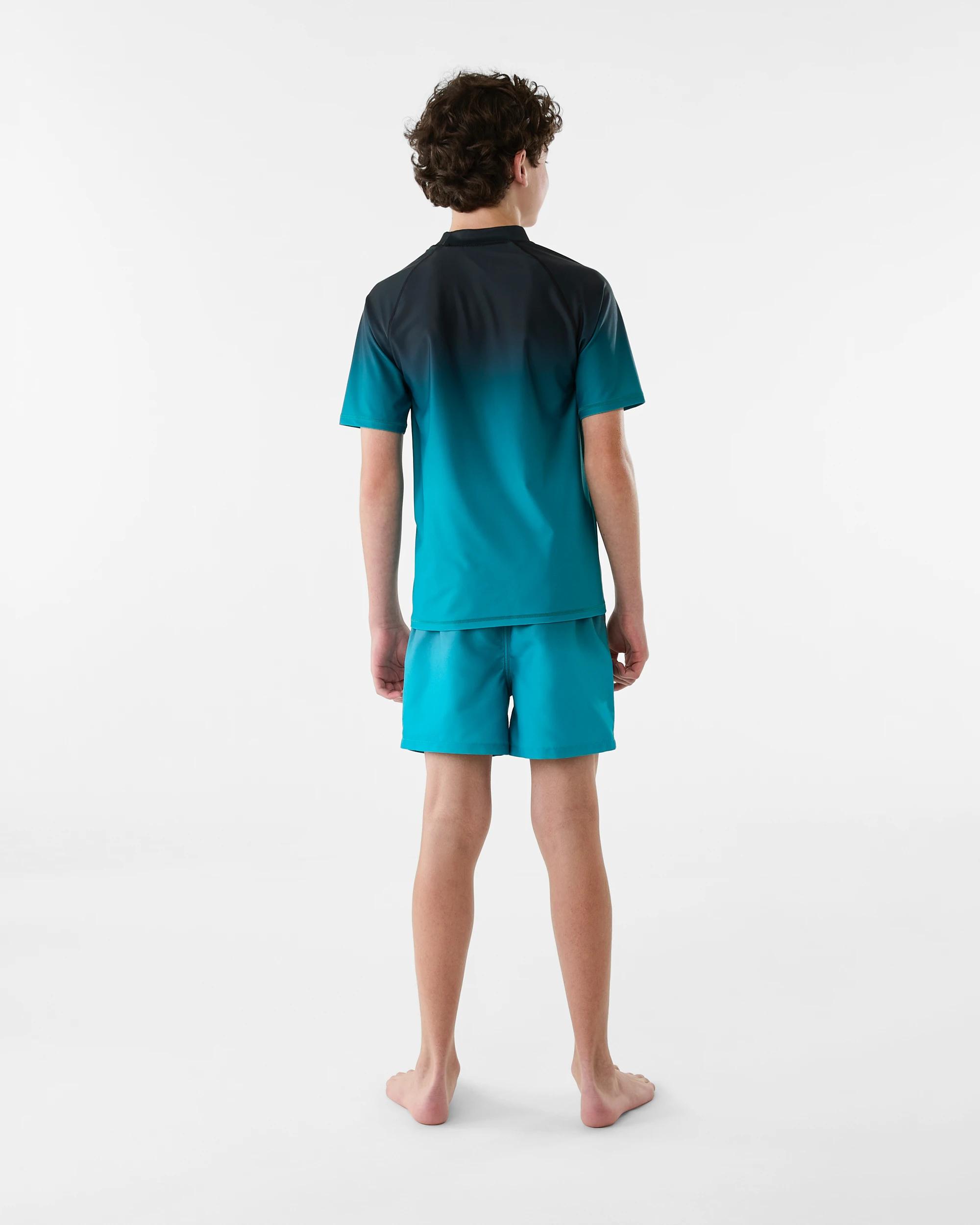 7 Short Sleeves Print Vest Grn Ombre, 7 of 7