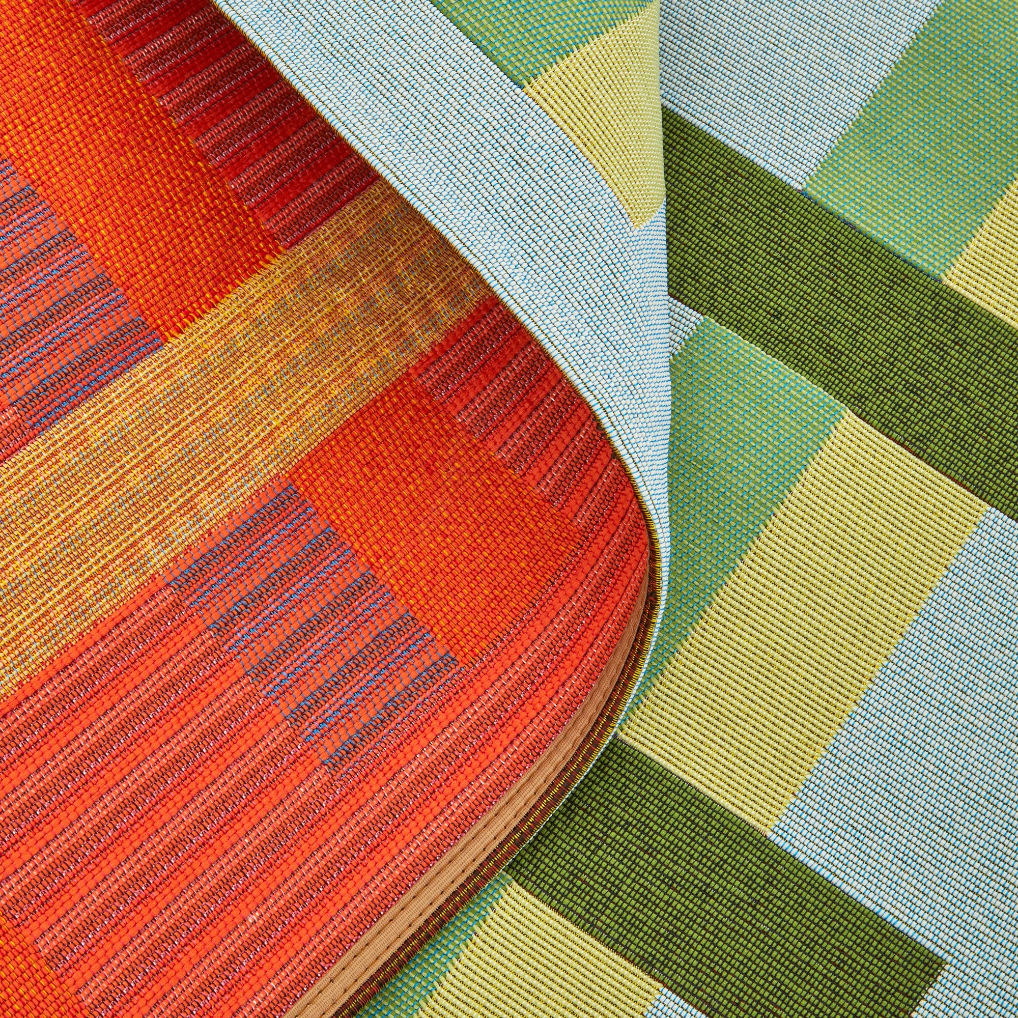 8 Common Ground Rugs Horizon Lattice 300x80cm Runner - Medium Pet Friendly Outdoor Rug - Green, 8 of 9