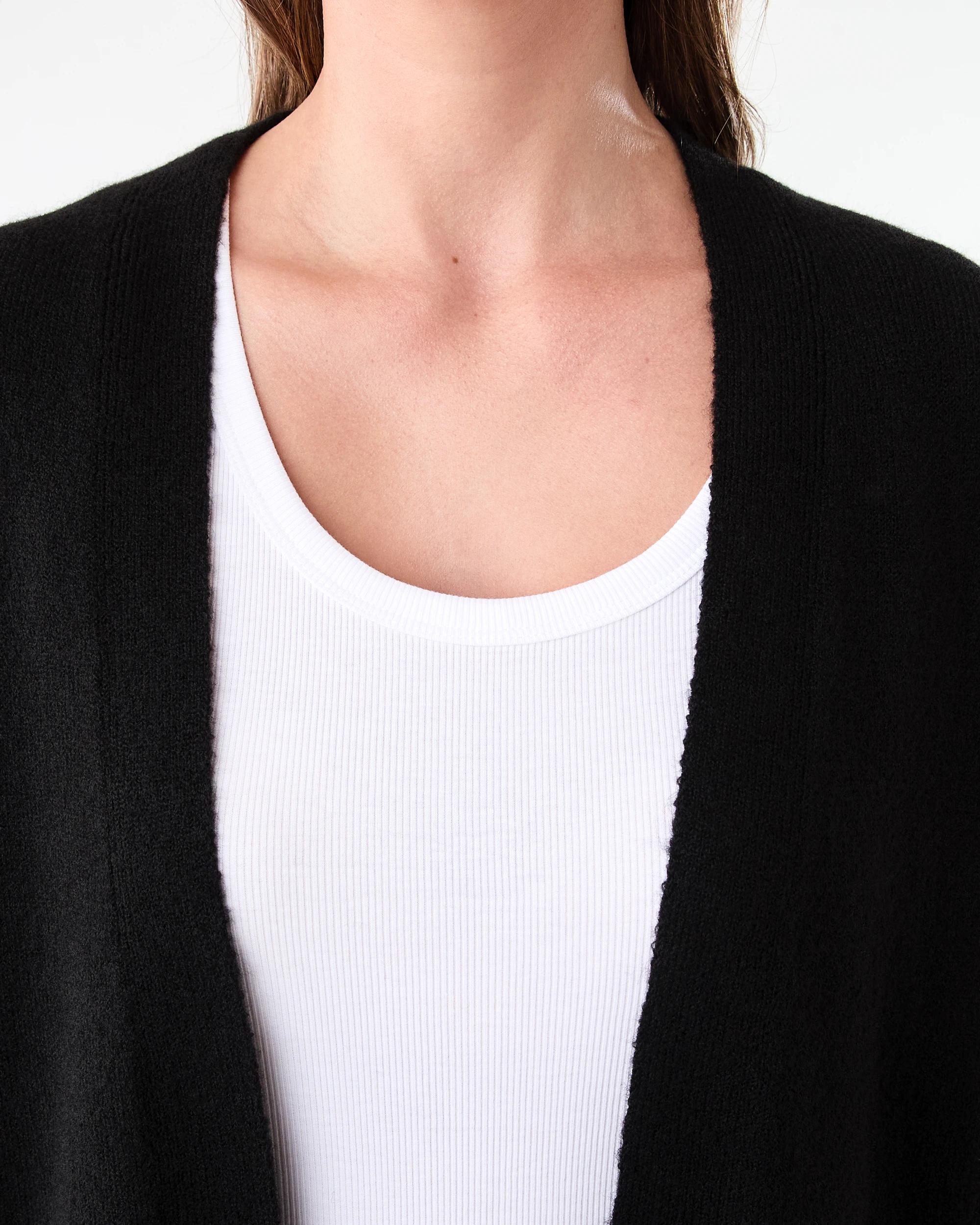 5 Mid Length Cardigan Black, 5 of 5