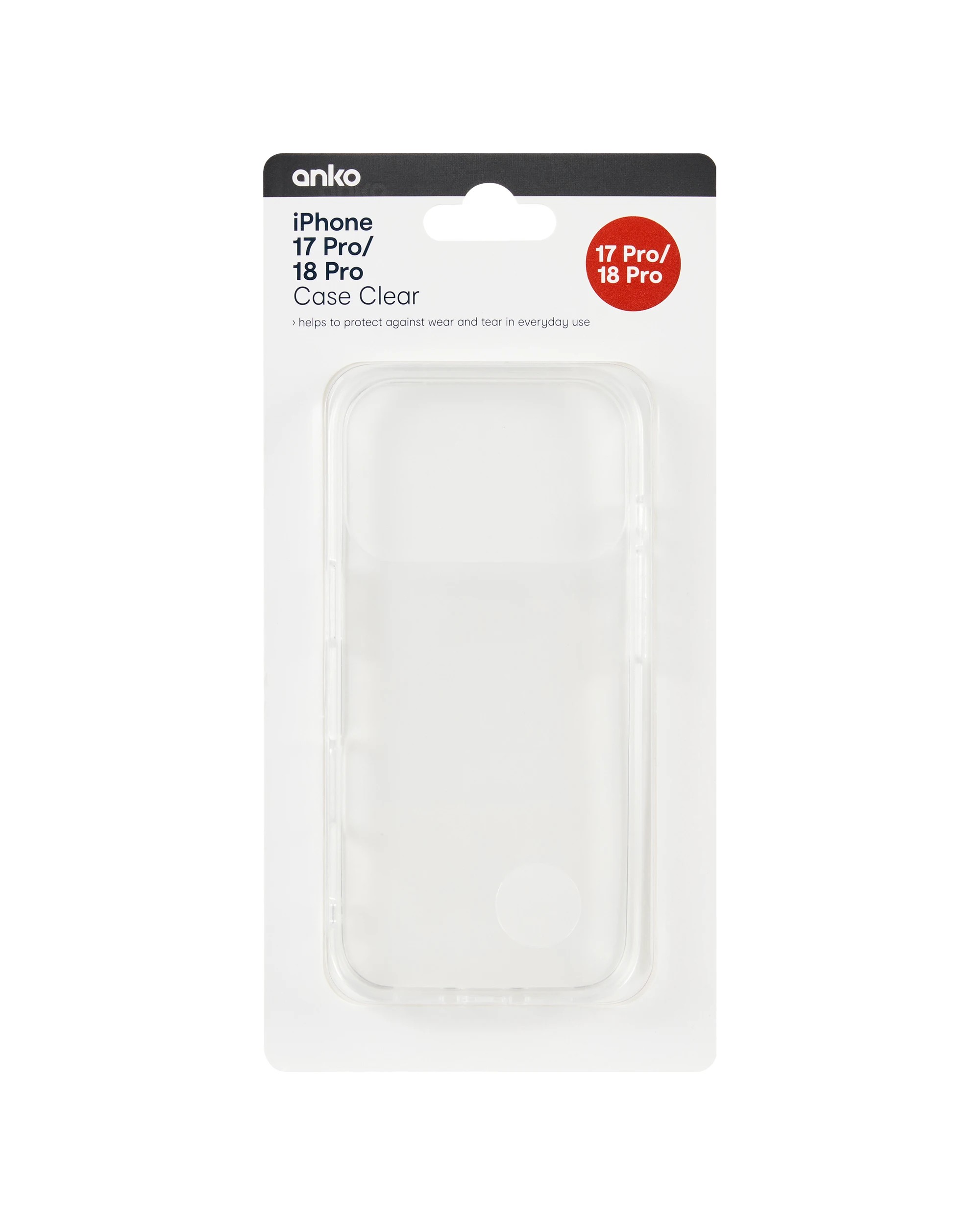 6 iPhone 17/18 Pro Case - Clear, 6 of 6