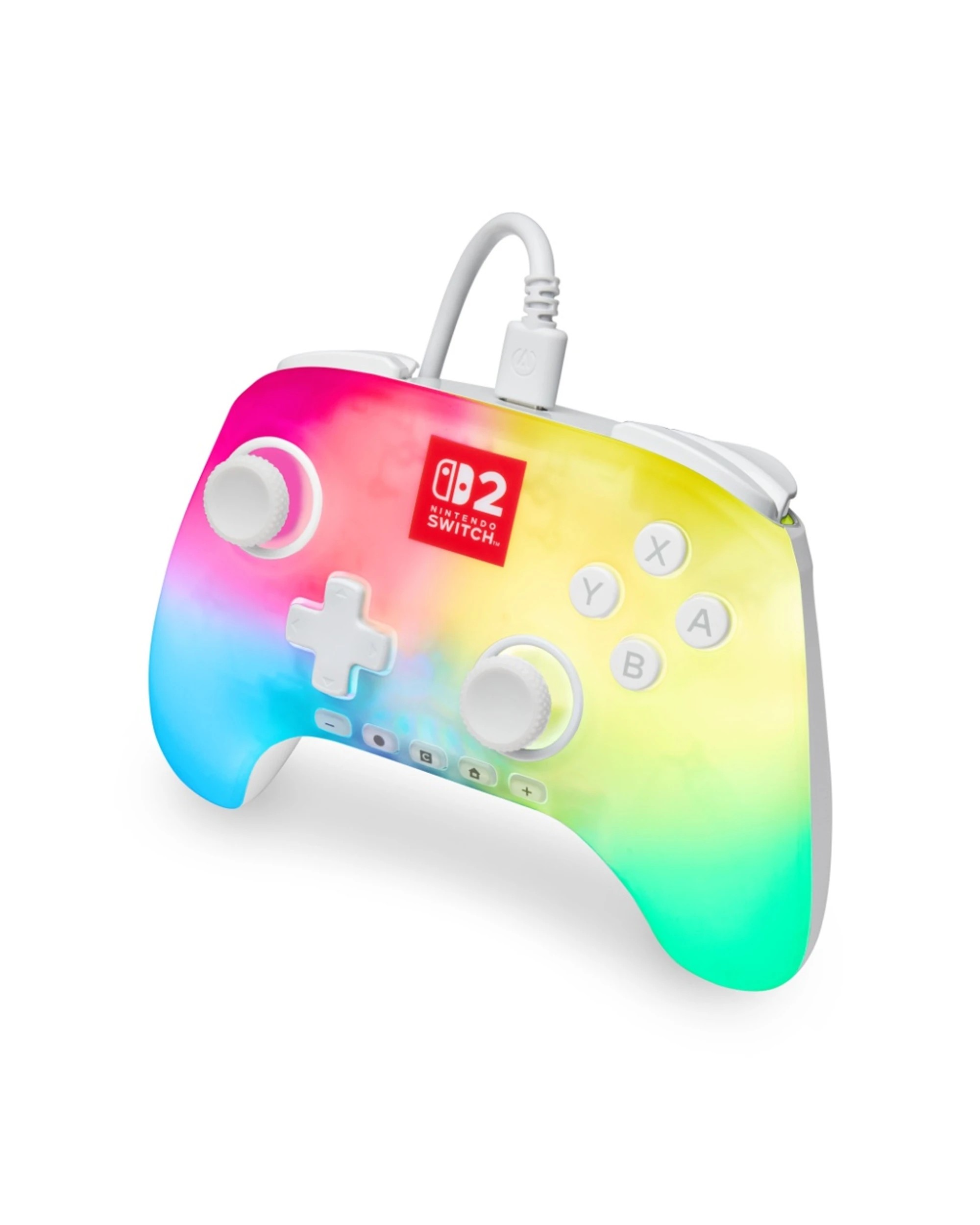 4 PowerA Nintendo Switch 2 Advantage Wired Gaming Controller 3.5mm Jack Lumectra - White, 4 of 7