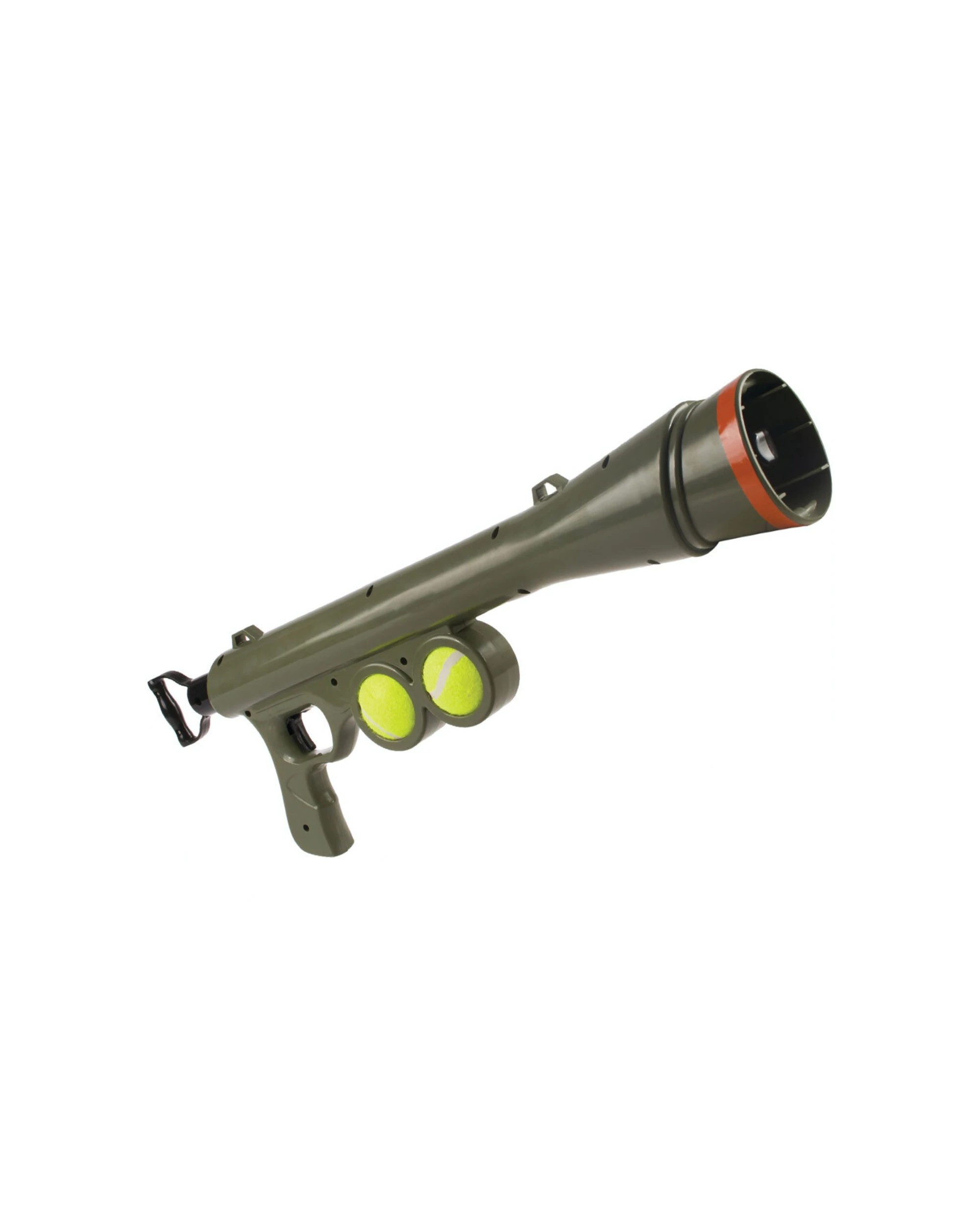 1 M-pets Green Bazooka Ball Launcher Pet Toy With Tennis Balls For Dogs Cats - 60cm Launcher Size.
 - Green, 1 of 2