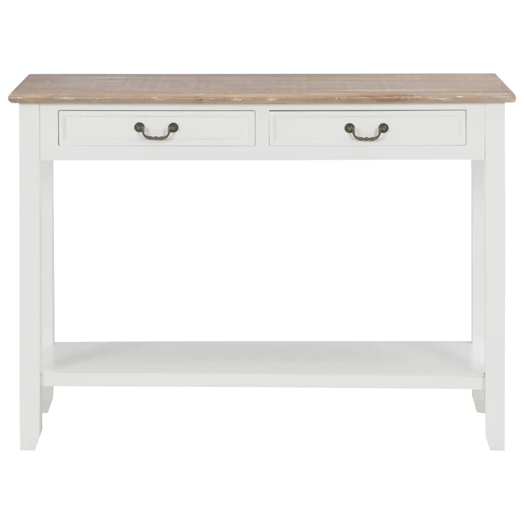 3 vidaXL Console table Ample Storage - White, 3 of 10