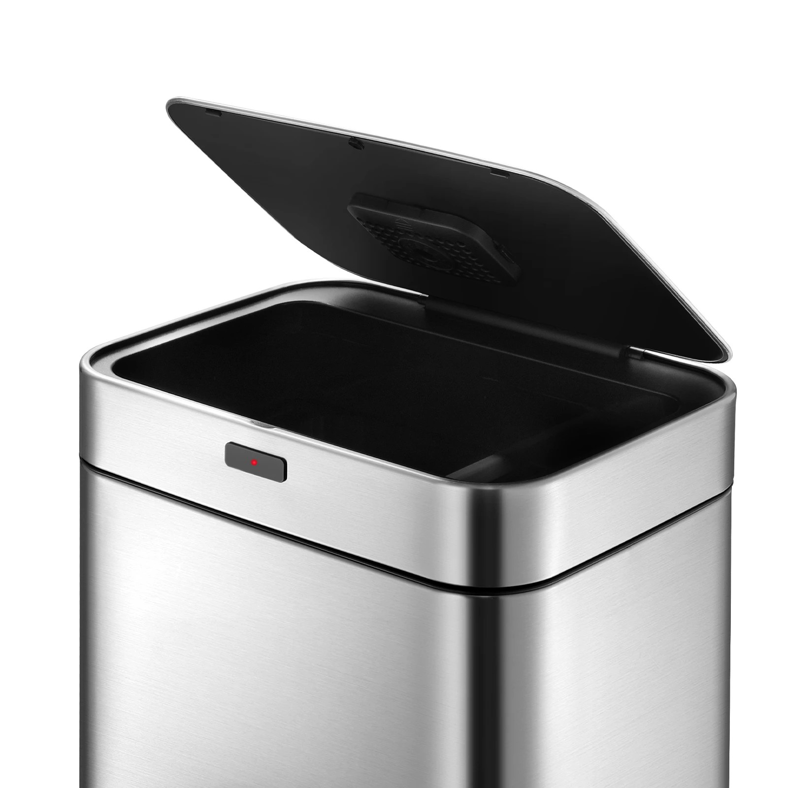 5 Ausway 80L Dual Rubbish Bin Dustbin Sensor Recycling Trash Can Kitchen Waste Garbage Stainless Steel Silver, 5 of 5