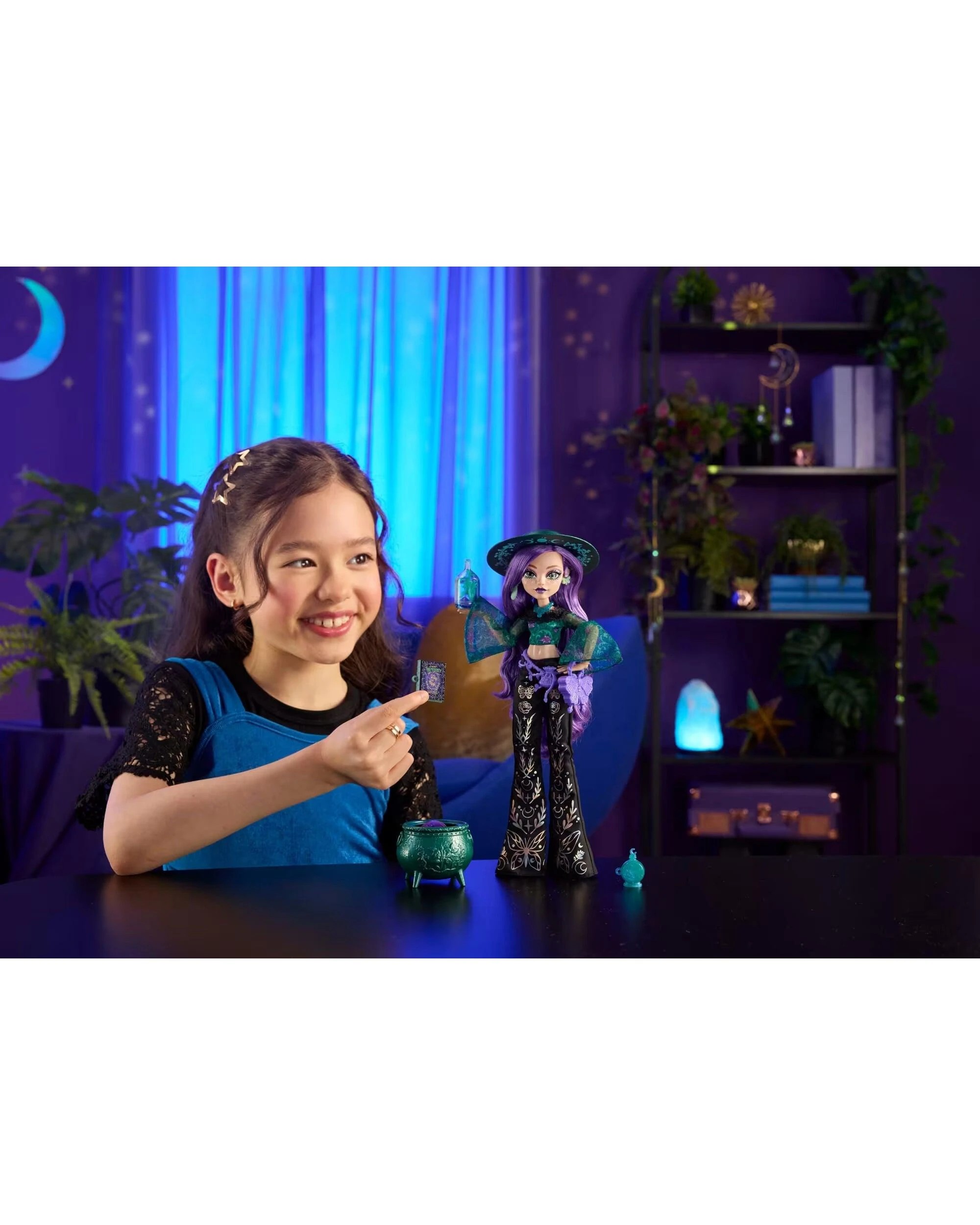 5 Monster High Moonspell Magic Willow Thorne Nature Witch Fashion Doll, 5 of 5