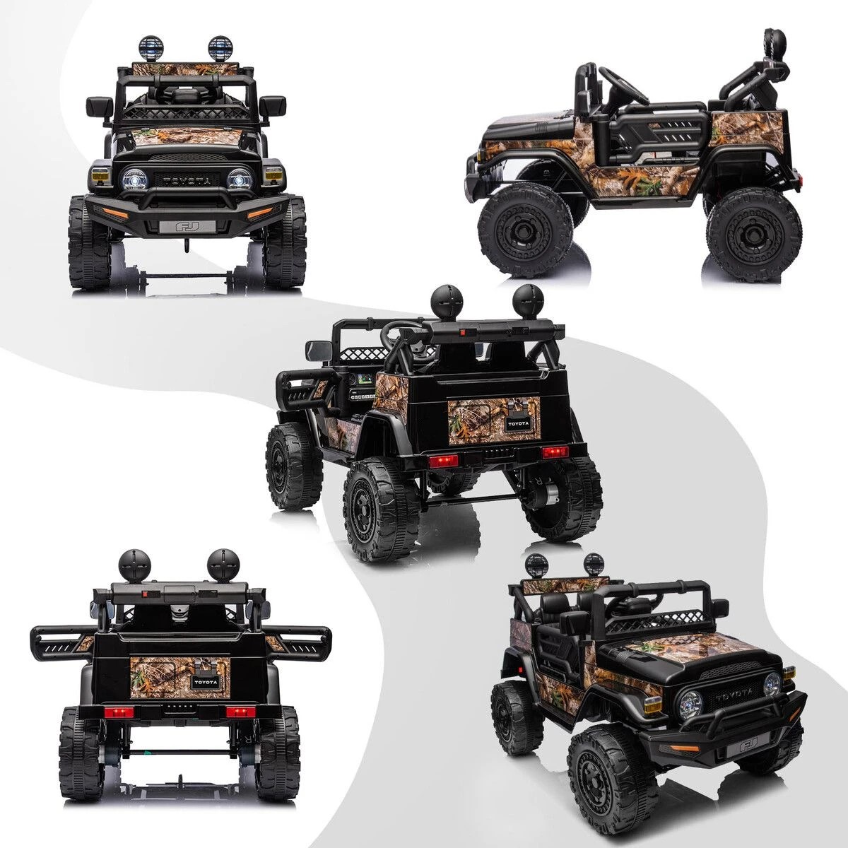 2 AUSWAY Electric Ride On Car Kids Vehicle Toy, 2 of 4