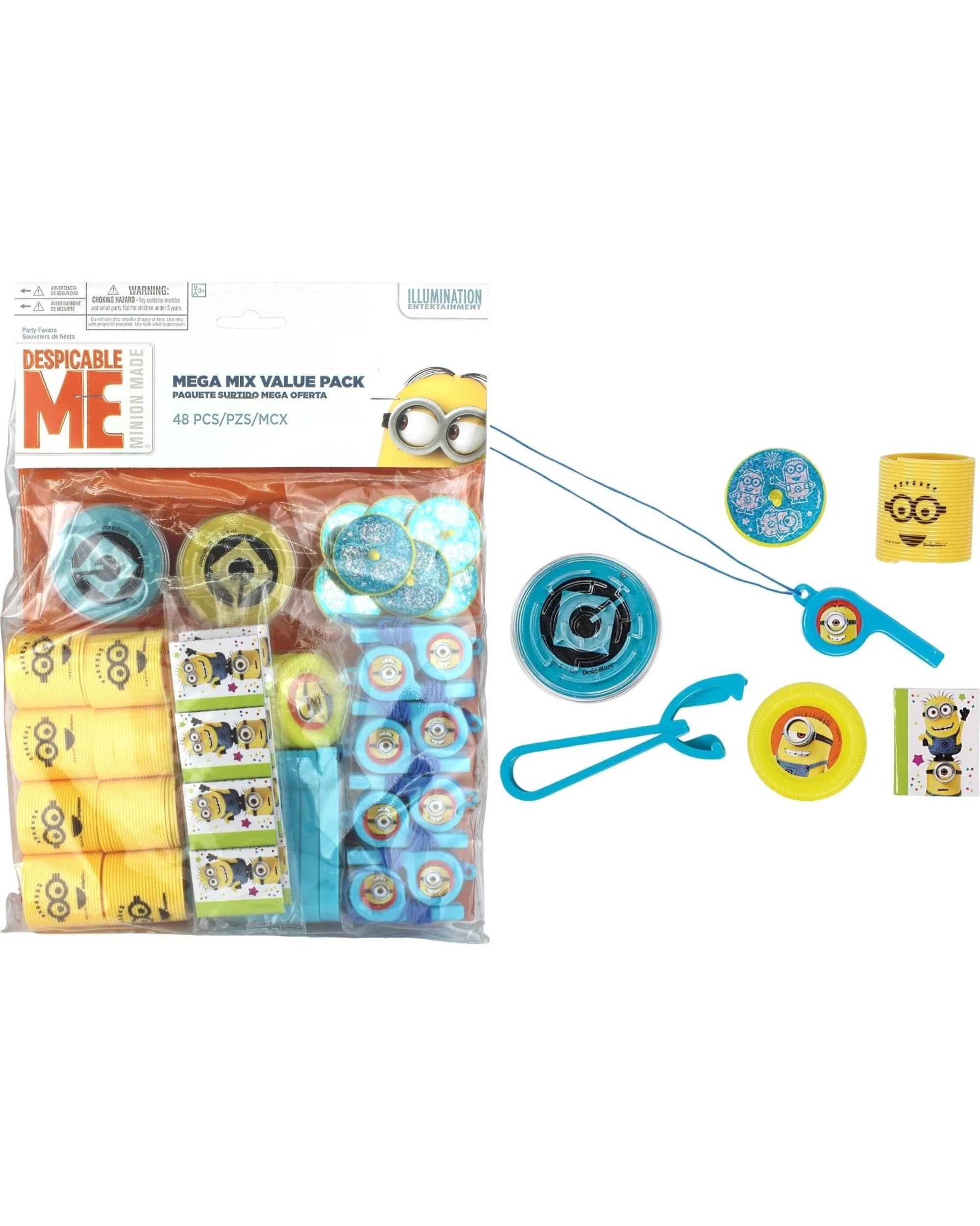1 Amscan Minions Mega Value Favour Pack 48 Pcs, 1 of 1