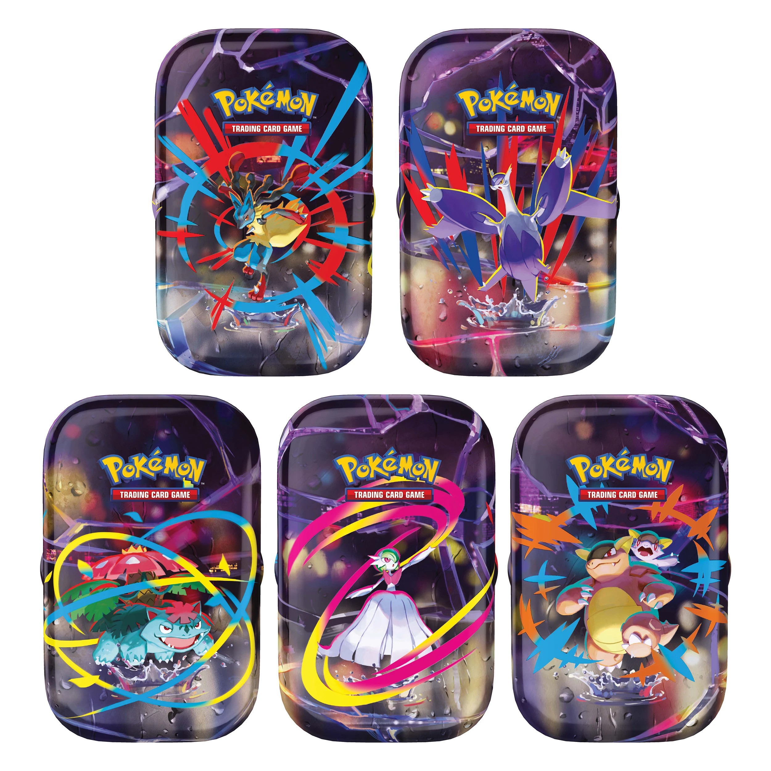 1 Pokemon Trading Card Game: Mega Heroes Mini Tin - Assorted, 1 of 10
