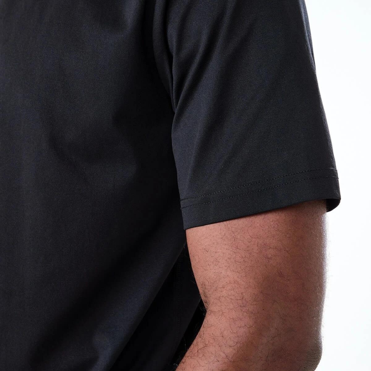 6 Active Mens Regular Training T-shirt BLACK, 6 of 6