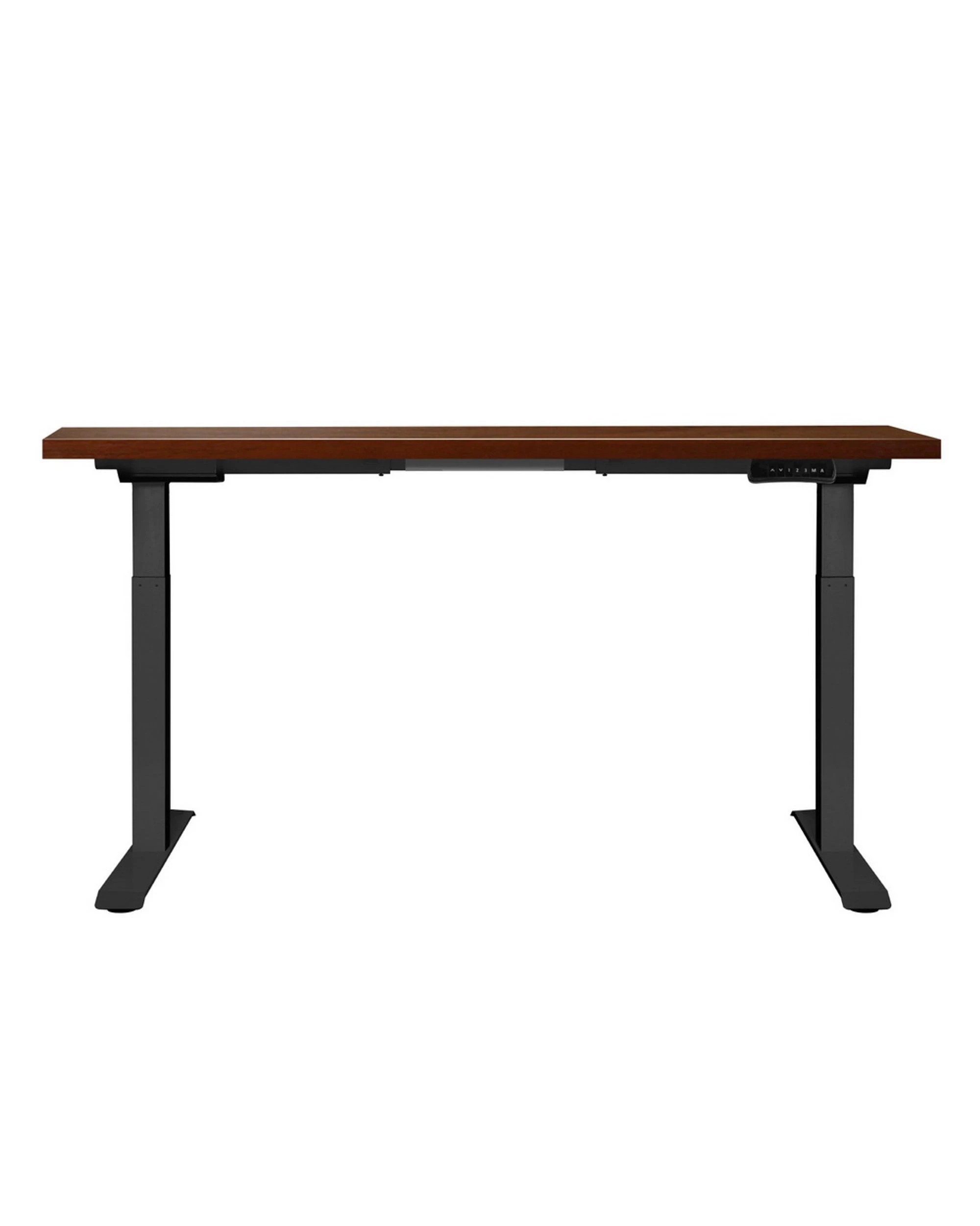 3 Artiss Standing Desk Motorised Dual Motor Walnut 140CM - Brown, 3 of 5