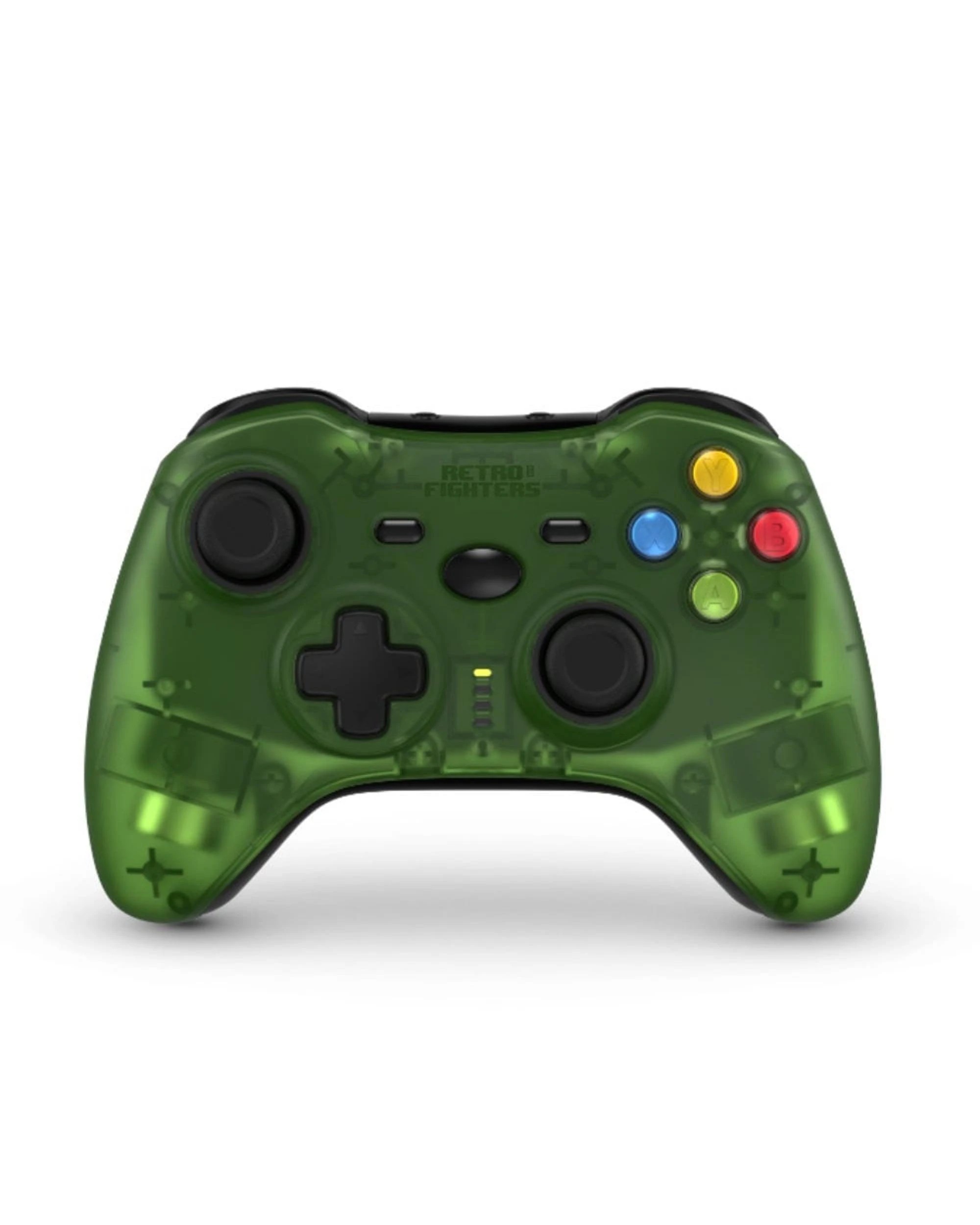1 Retro Fighters Hunter 360 Xbox 360 Wireless Gamepad - Green, 1 of 3