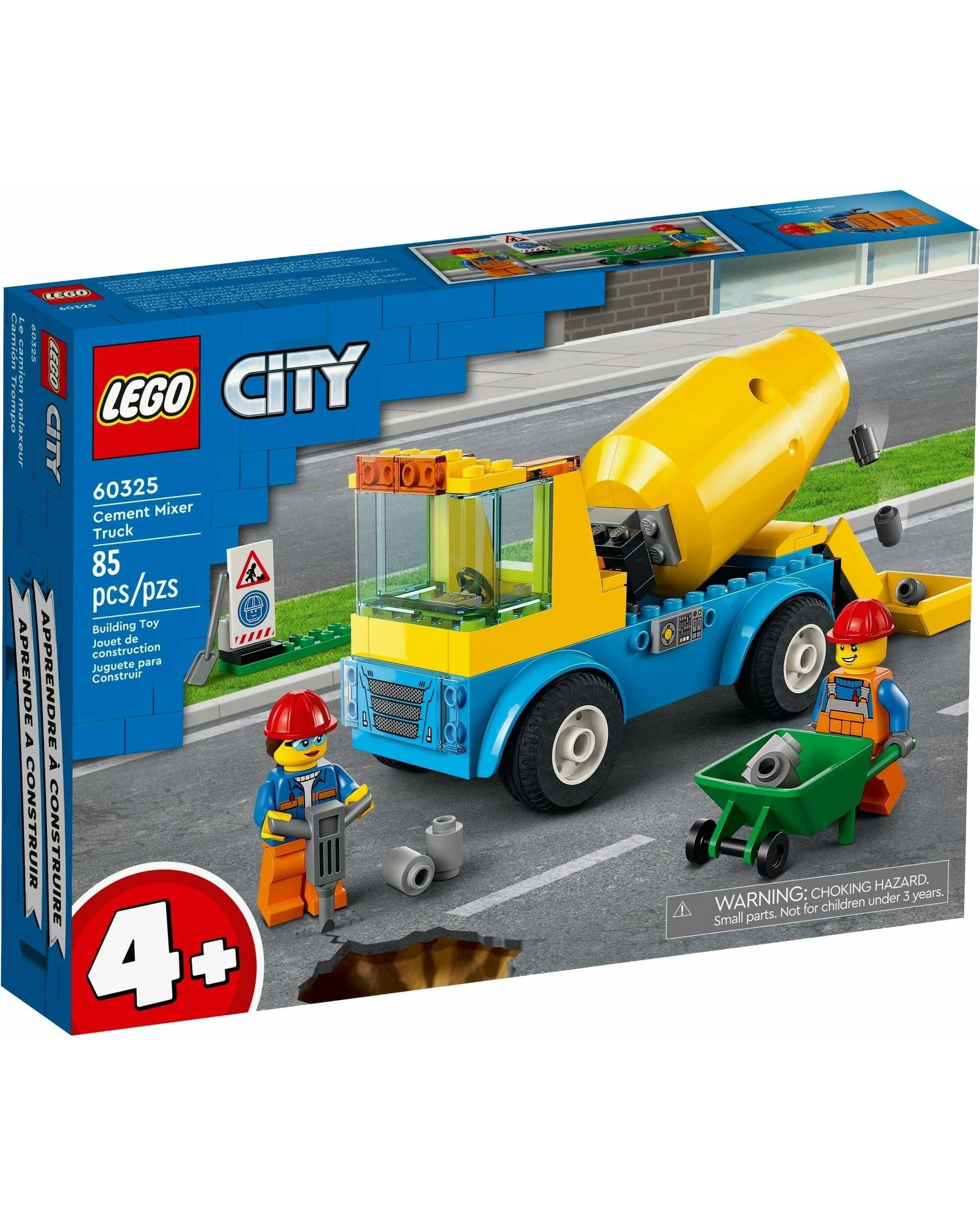 1 LEGO City Series 60325 Cement Mixer Truck, 1 of 4