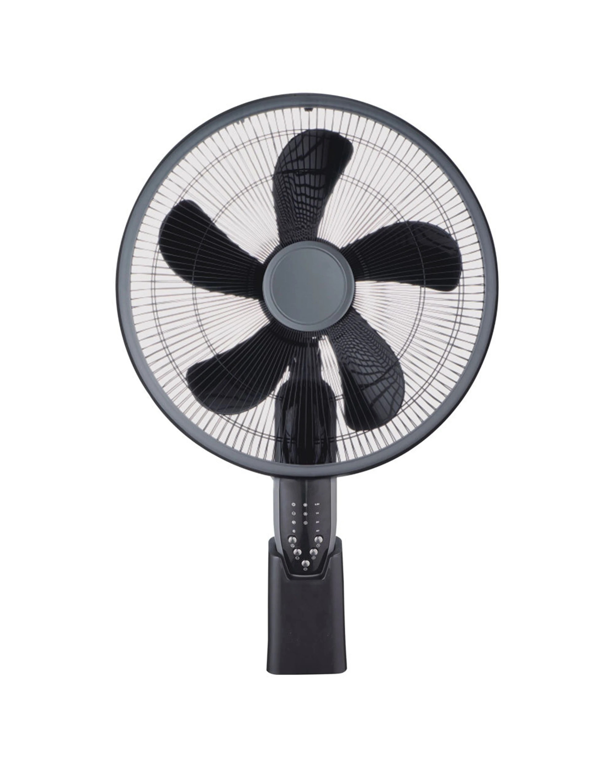 3 Heller 40cm Pedestal/table/wall 3-in-1 Floor Oscillating Fan W/ Remote Control
 - Black, 3 of 4