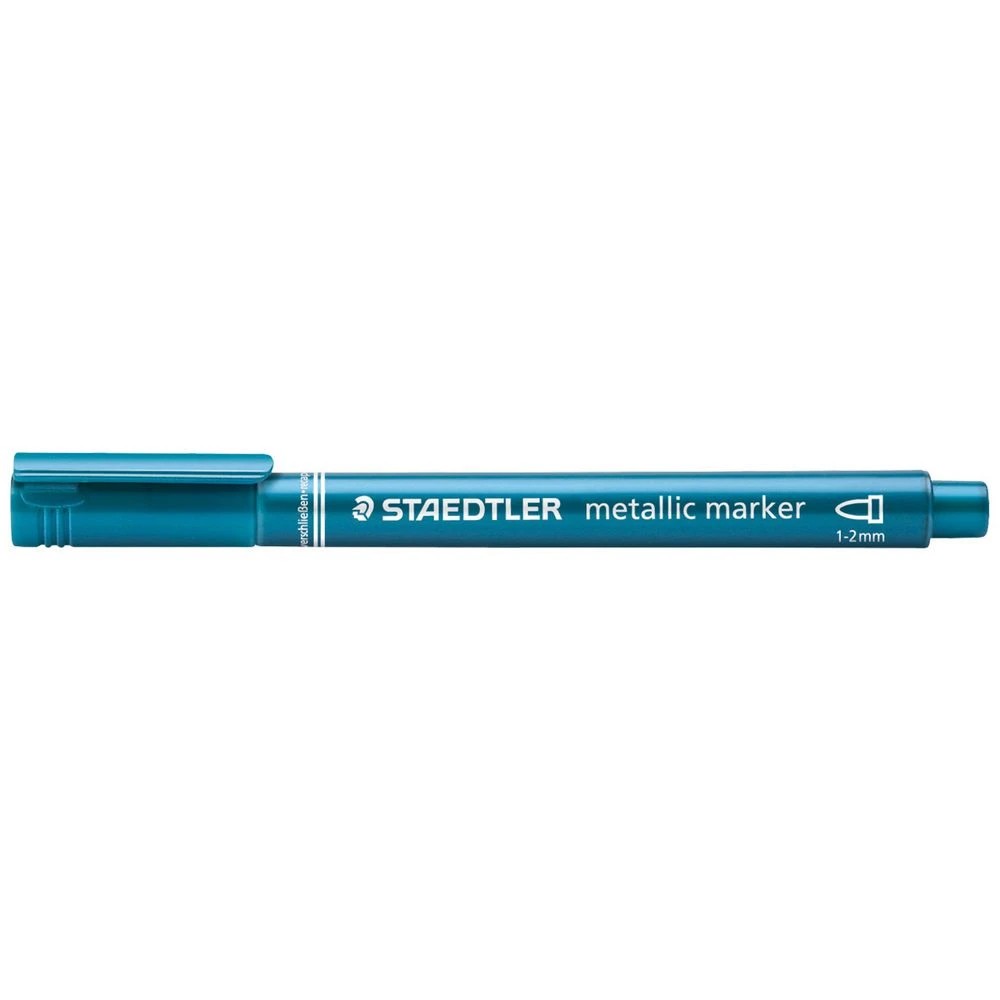 1 Staedtler Metallic Marker Bullet Blue, 1 of 2