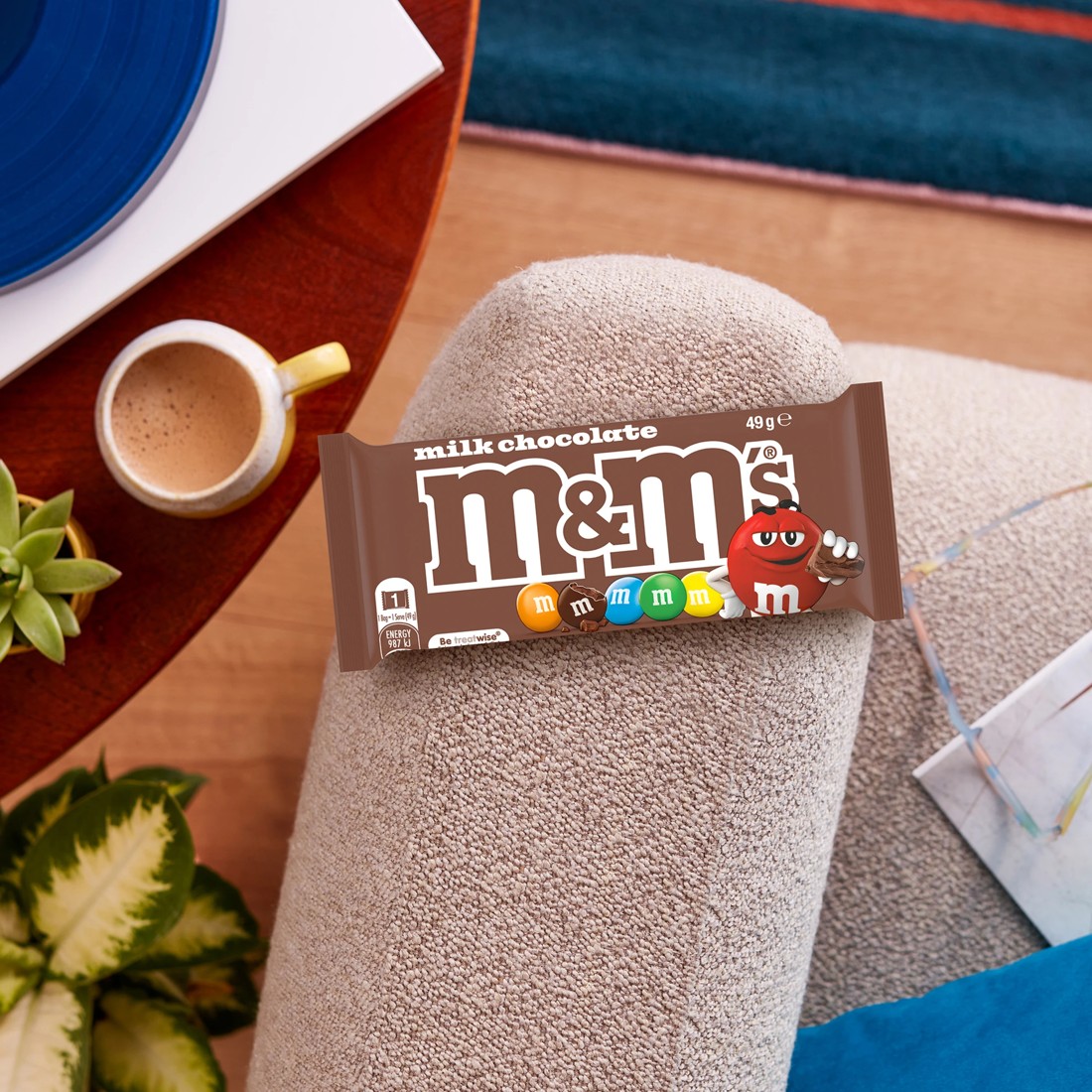 4 M&M's Milk Chocolate Singles Bag 49g, 4 of 6