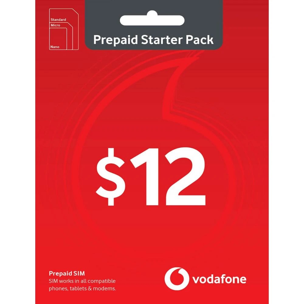 2 Vodafone $12 Prepaid Eco-SIM, 2 of 2