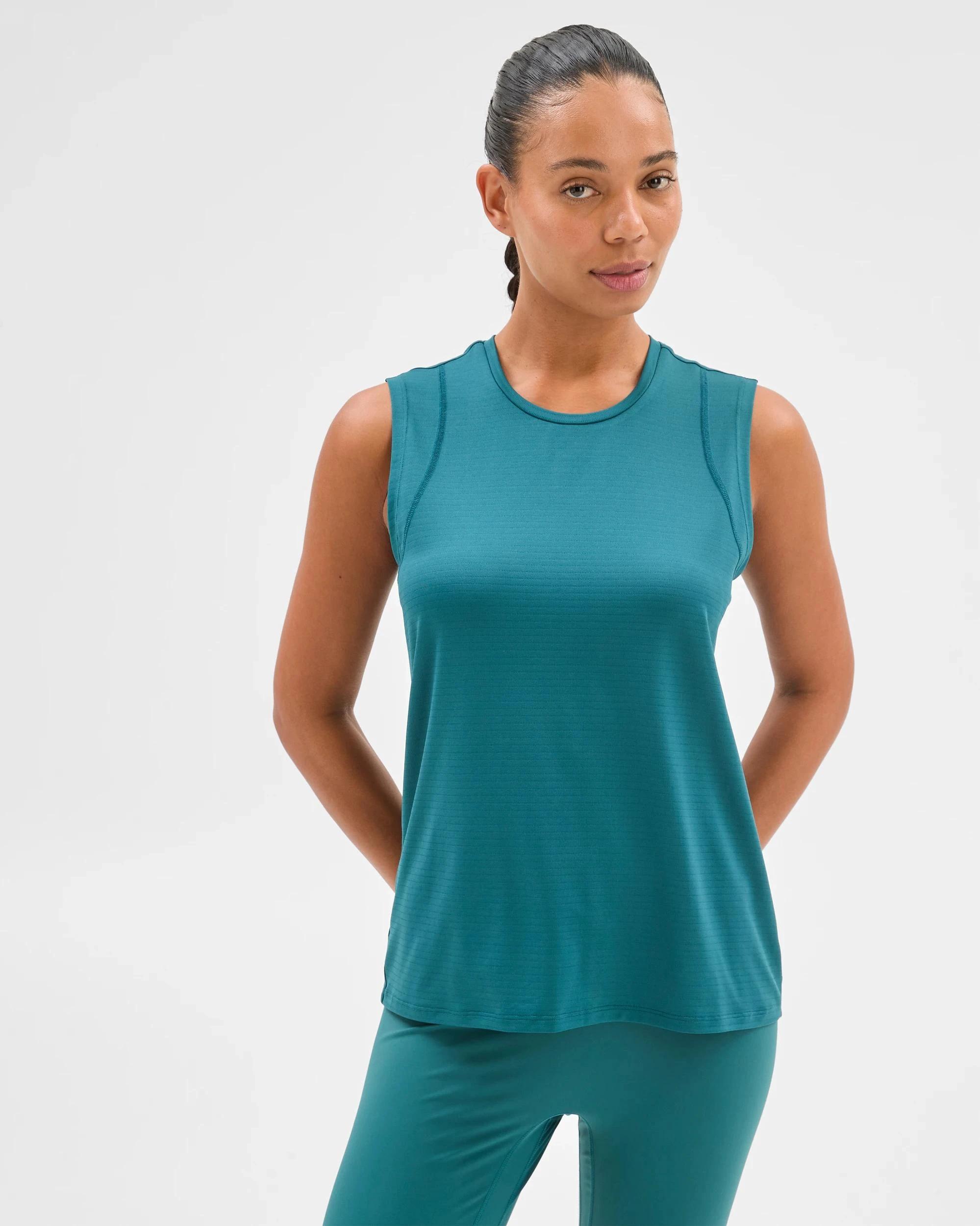 2 Target Active Performance Running Muscle Tank Top RAINFOREST, 2 of 6