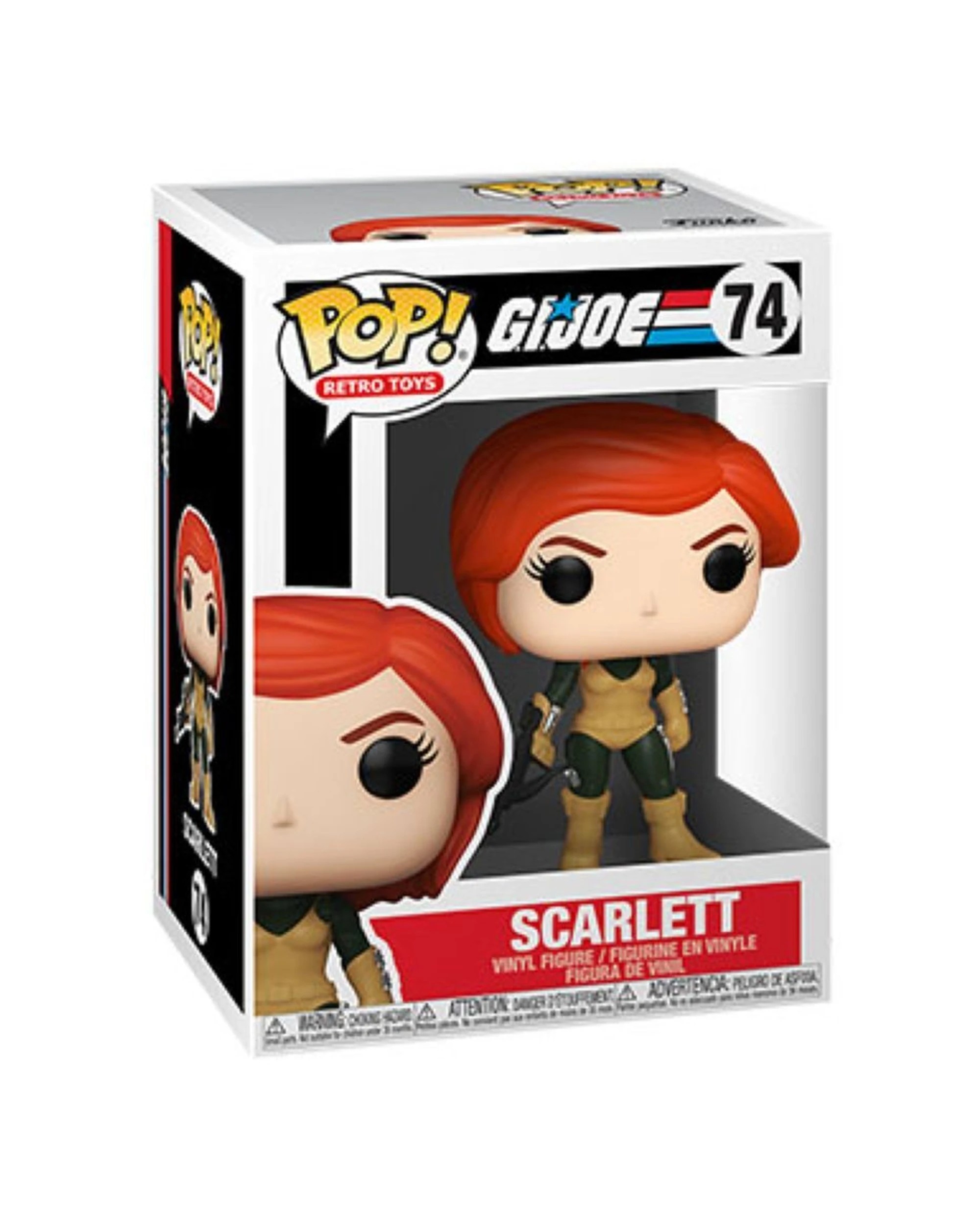 2 Pop Vinyl Figurine G.I. Joe - Scarlett Pop Vinyl Figure 10cm Collectible - Multi, 2 of 3