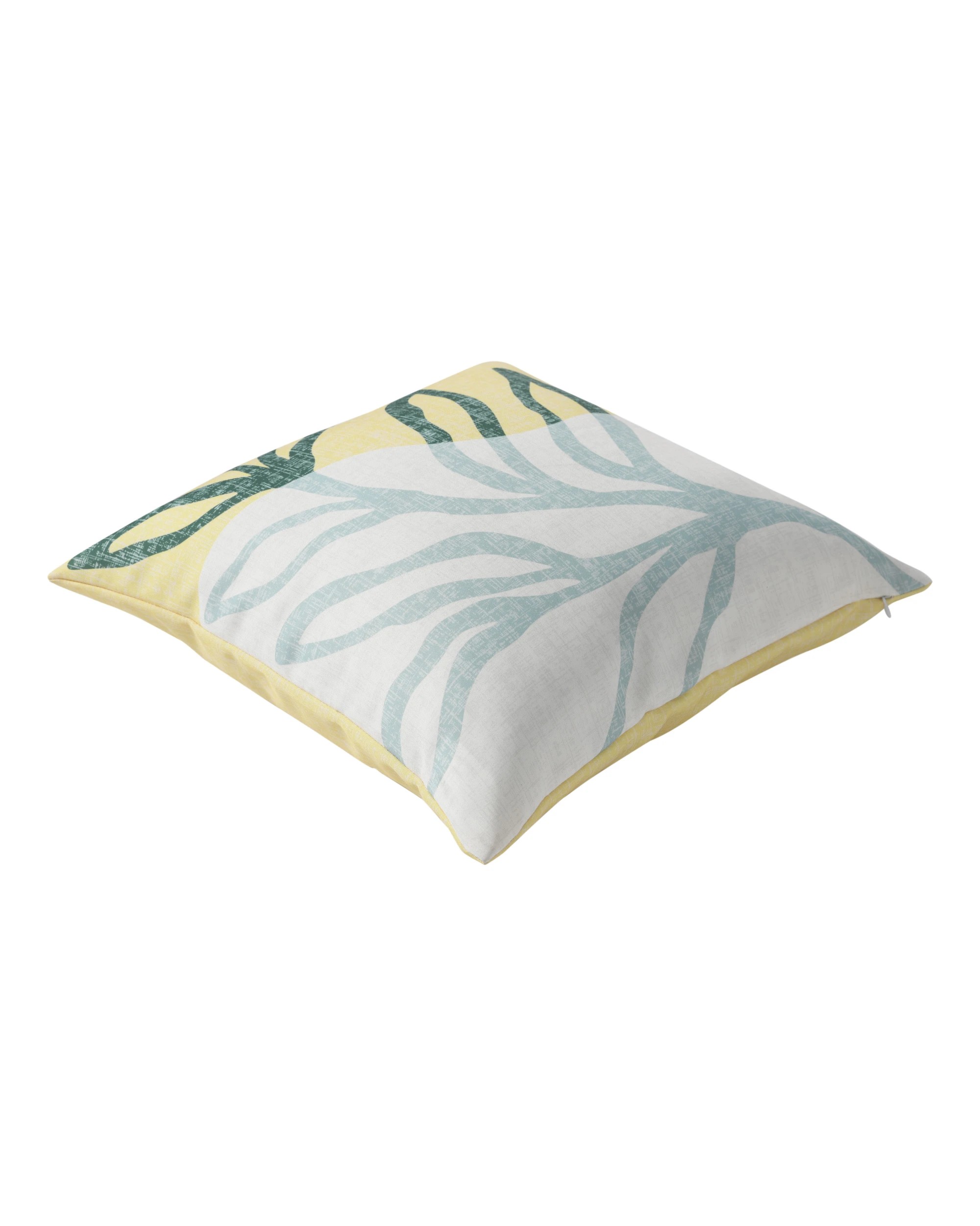 2 Vibes Noosa Printed Outdoor Cushion 50x50cm - Mustard, 2 of 8