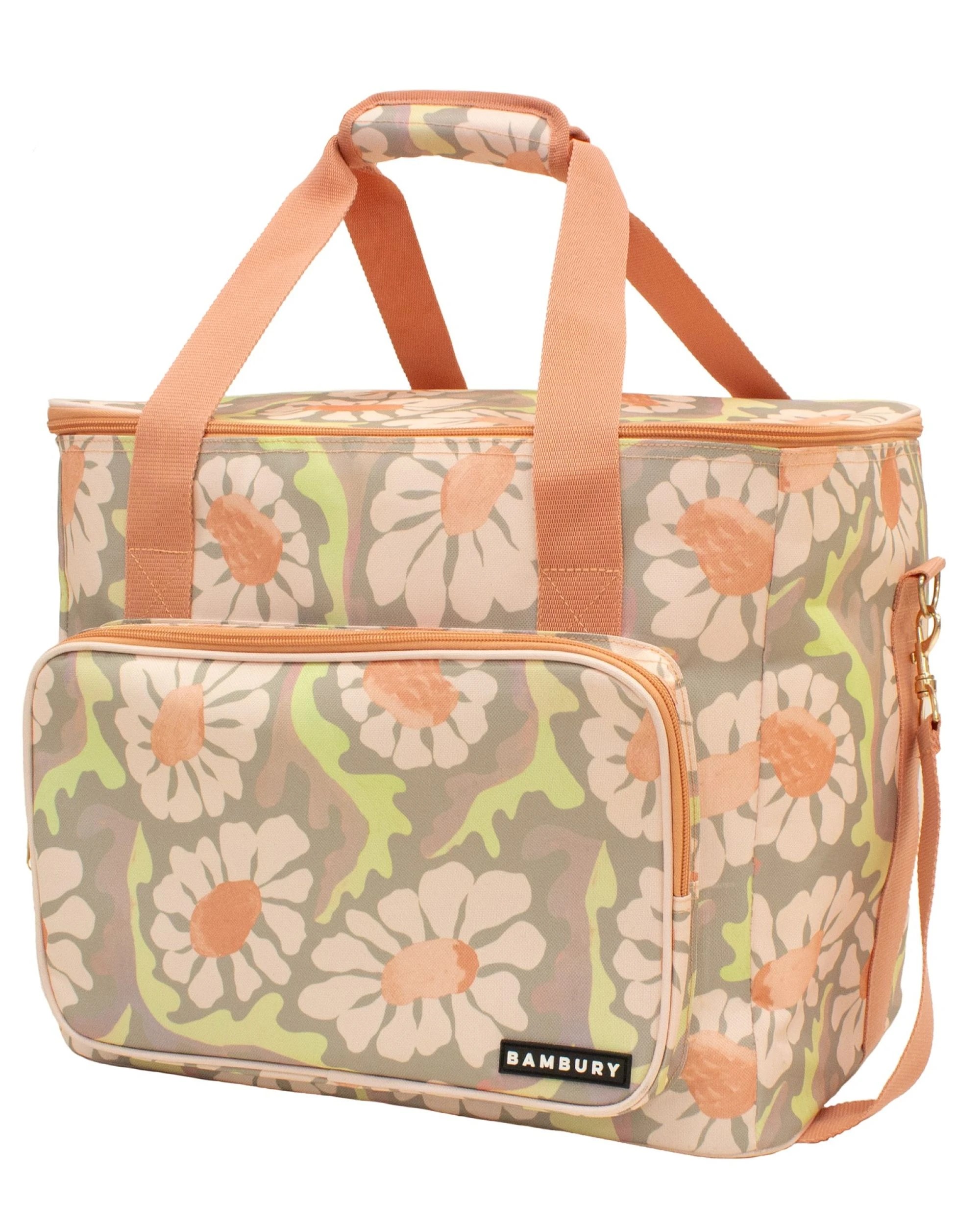 1 Bambury Sadie Picnic Food and Drinks Large Cooler Carry Bag - Multi, 1 of 3