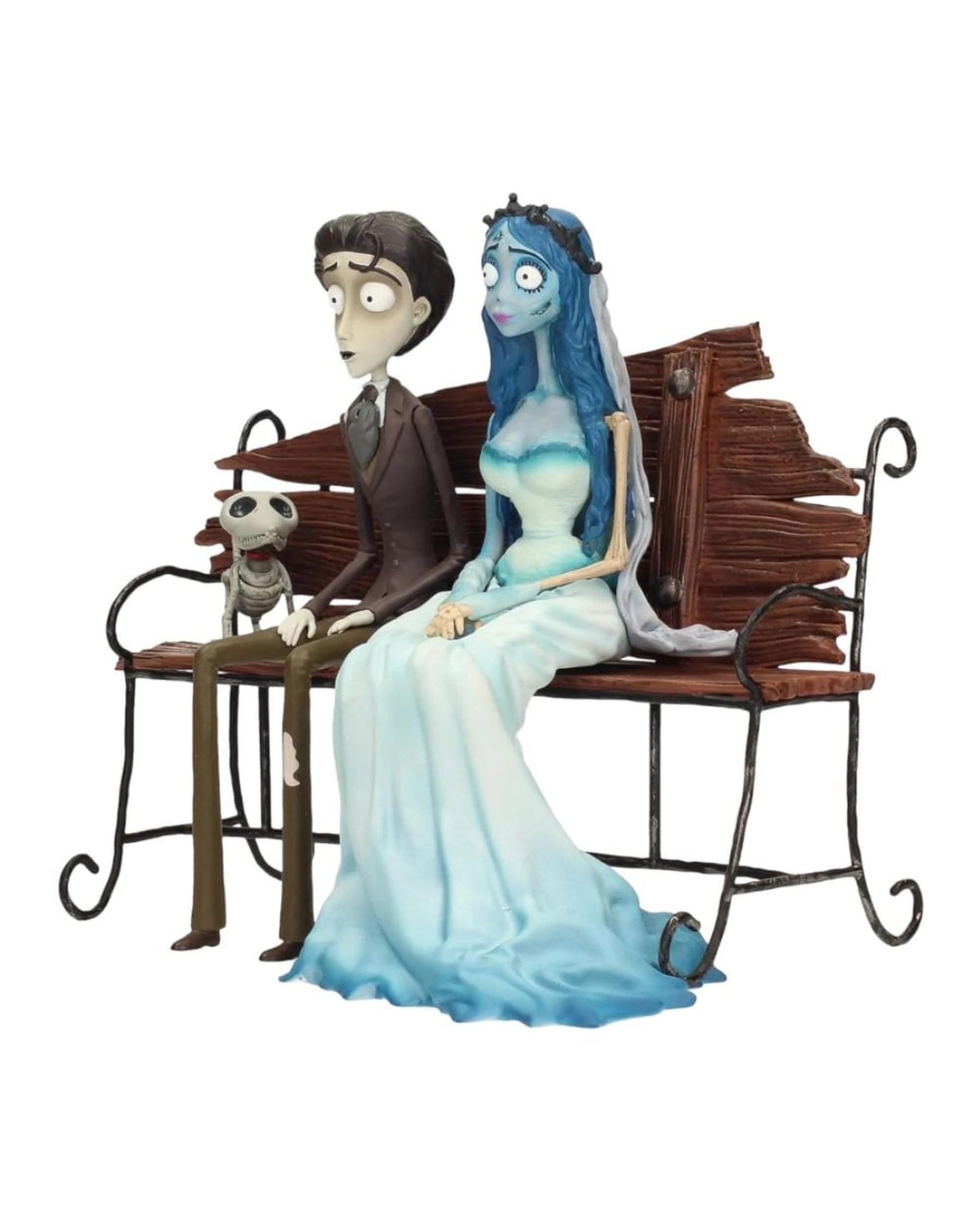 3 Corpse Bride Victor and Emily On Bench 1:10 Scale Figure Set, 3 of 4