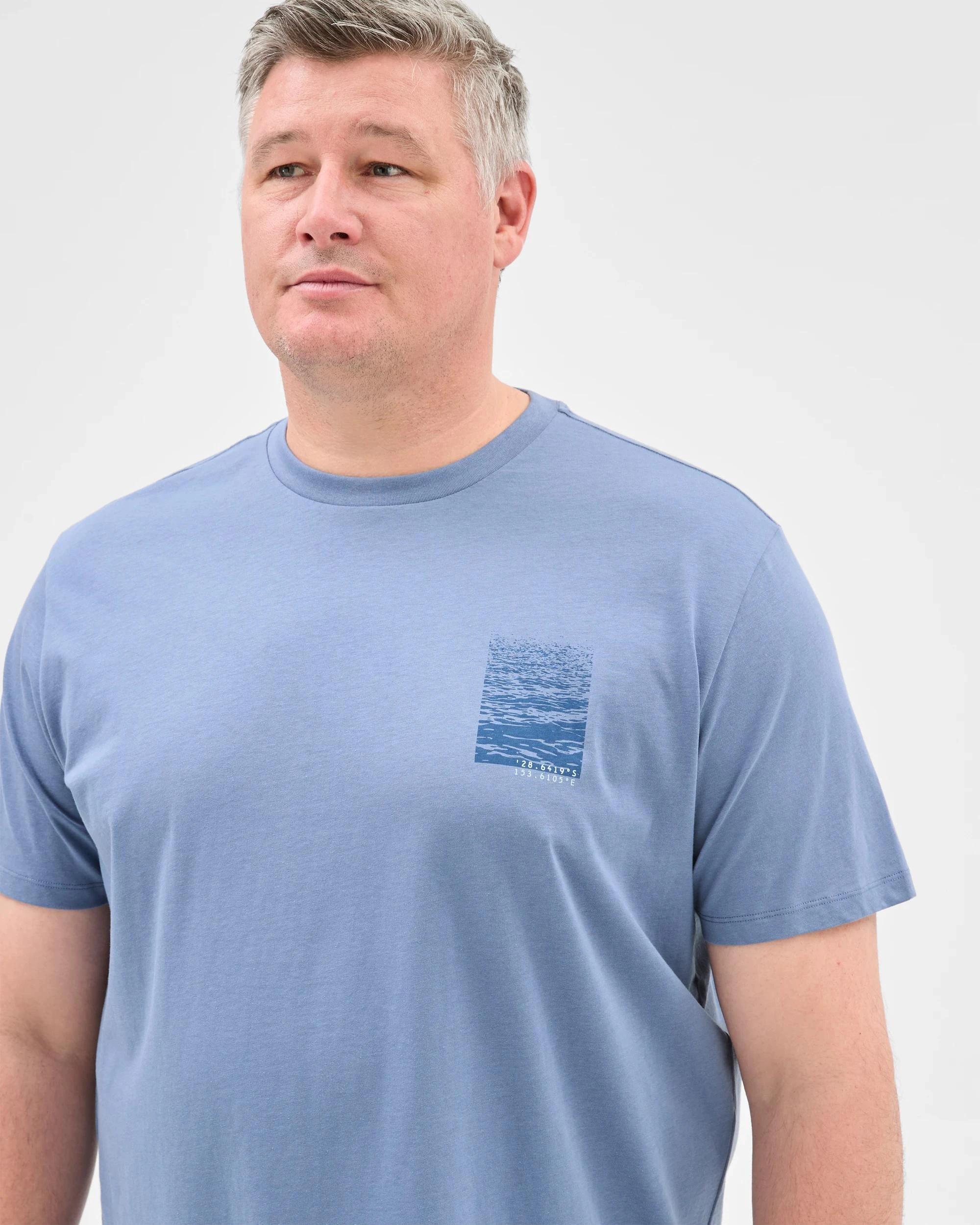 3 Target Plus Size Australian Cotton Print T-Shirt BLUE WAVE, 3 of 6