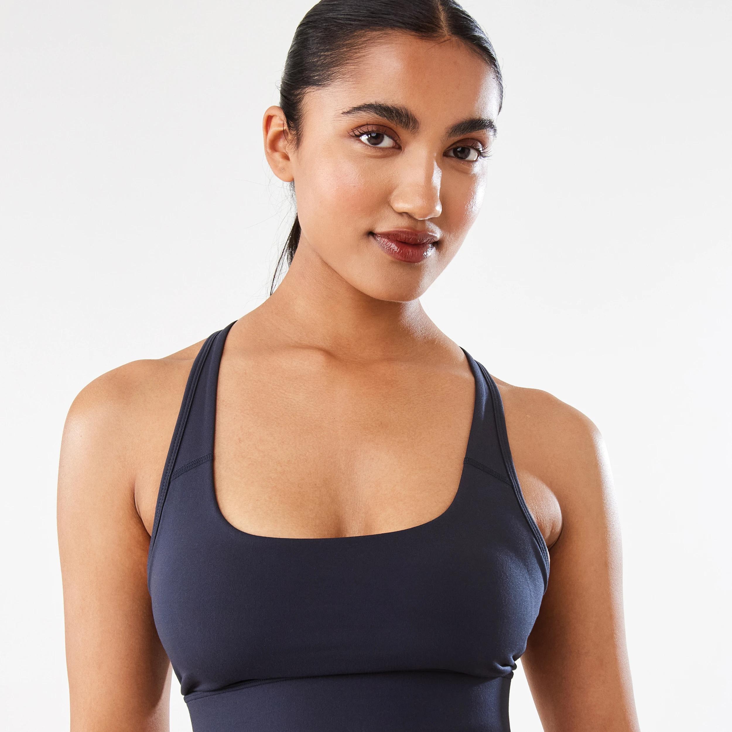 5 Active Womens Performance Crop Top SHADE NAVY, 5 of 9