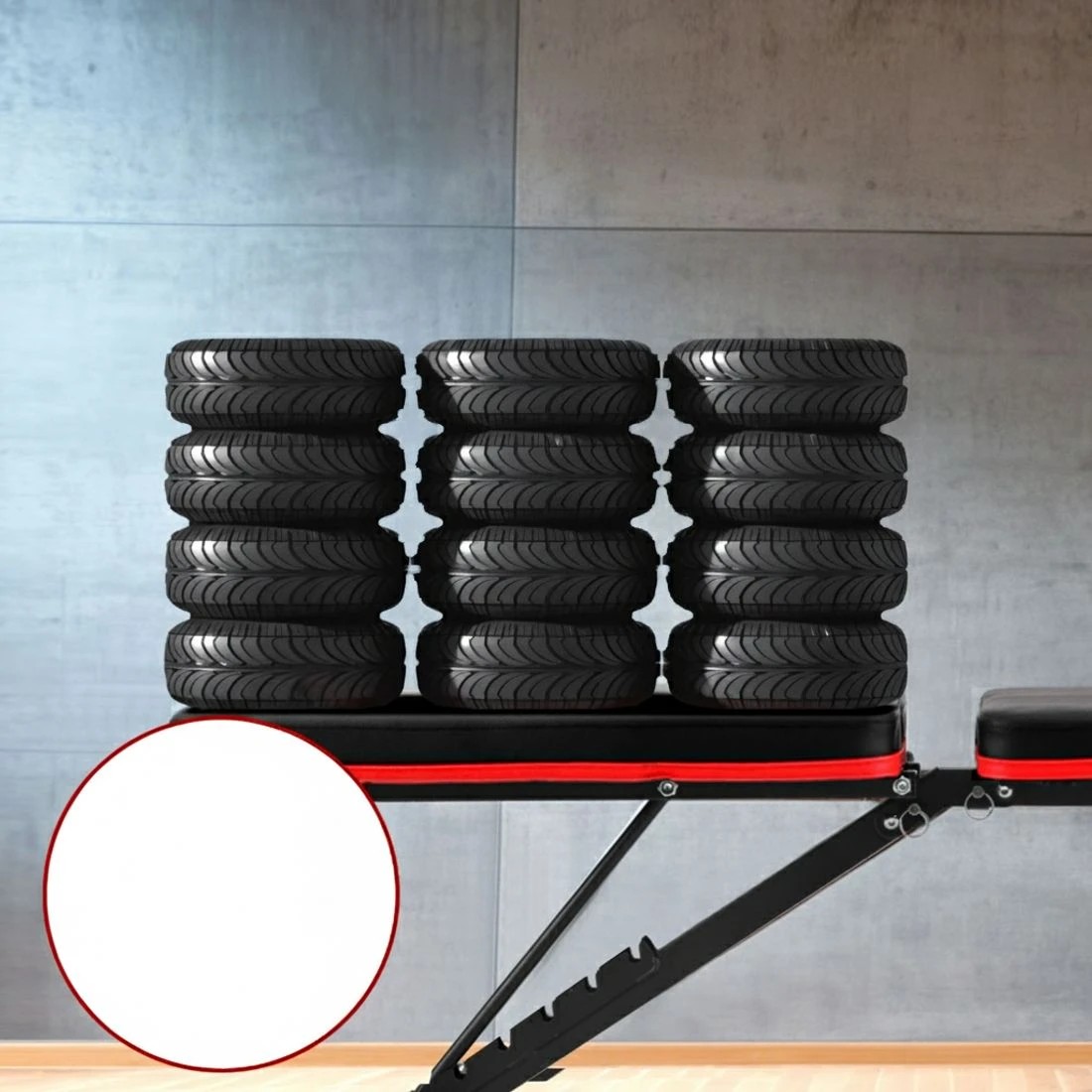 6 Everfit Weight Bench Adjustable Preacher Curl Bench Press Dumbbell Stool 260kg - Black, 6 of 6