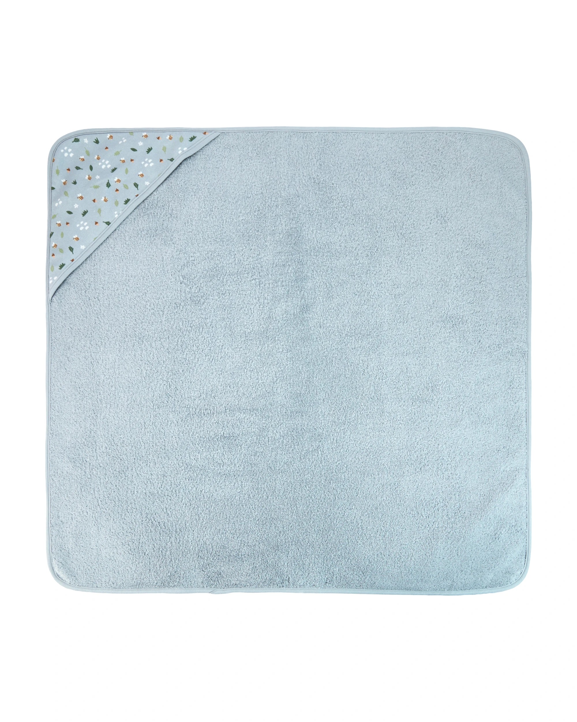 3 Cotton Hooded Towel - Forest, 3 of 5