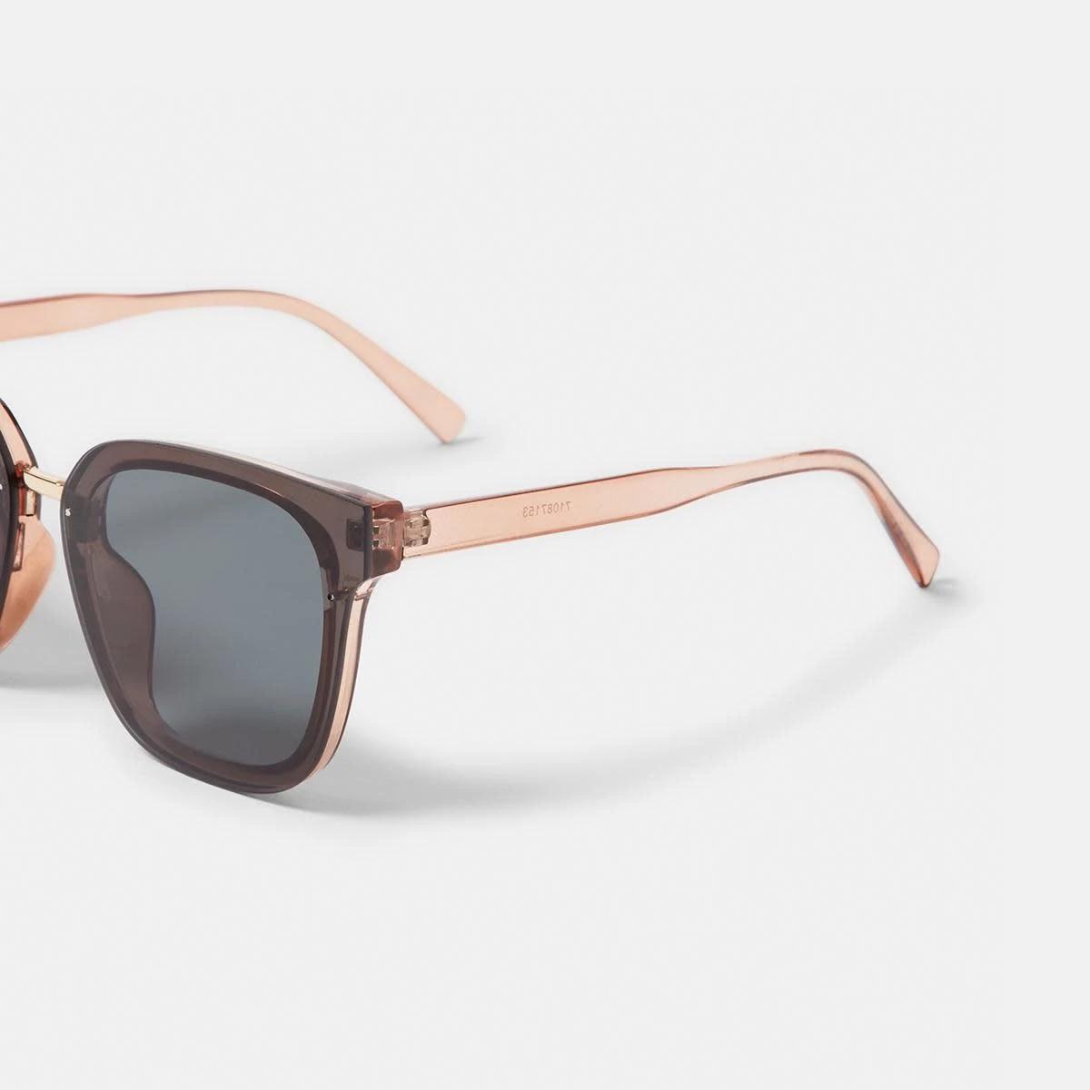 4 Oversized Square Frame Sunglasses Smoke Blk, 4 of 6