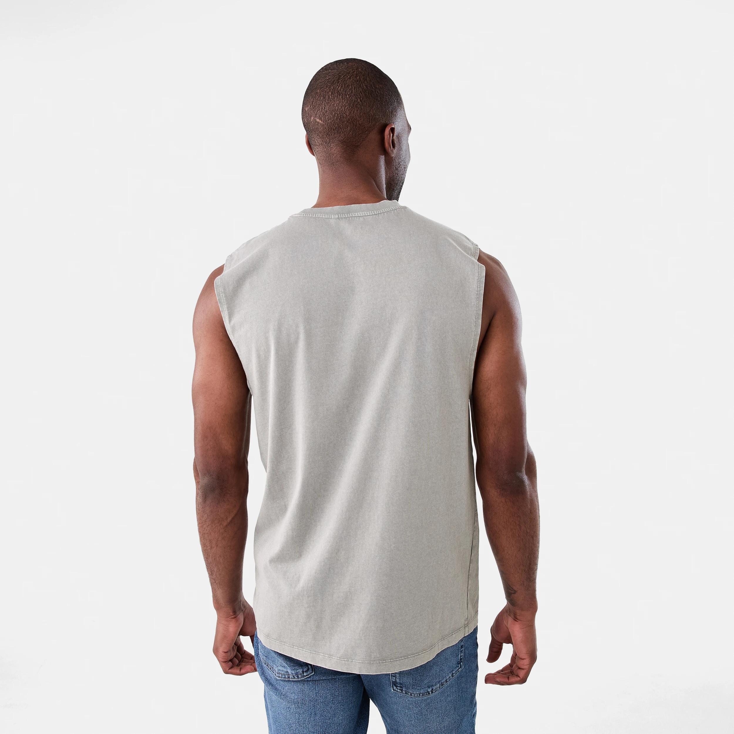 3 Oversized Washed Muscle SILENT STORM, 3 of 5