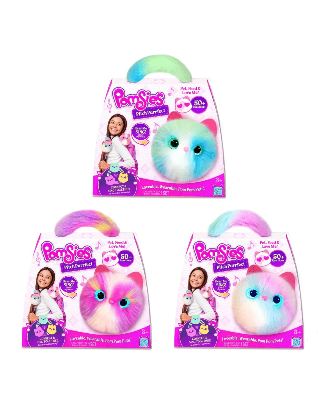 1 Pomsies Pitch Purrfect Plush Toy - Assorted, 1 of 9